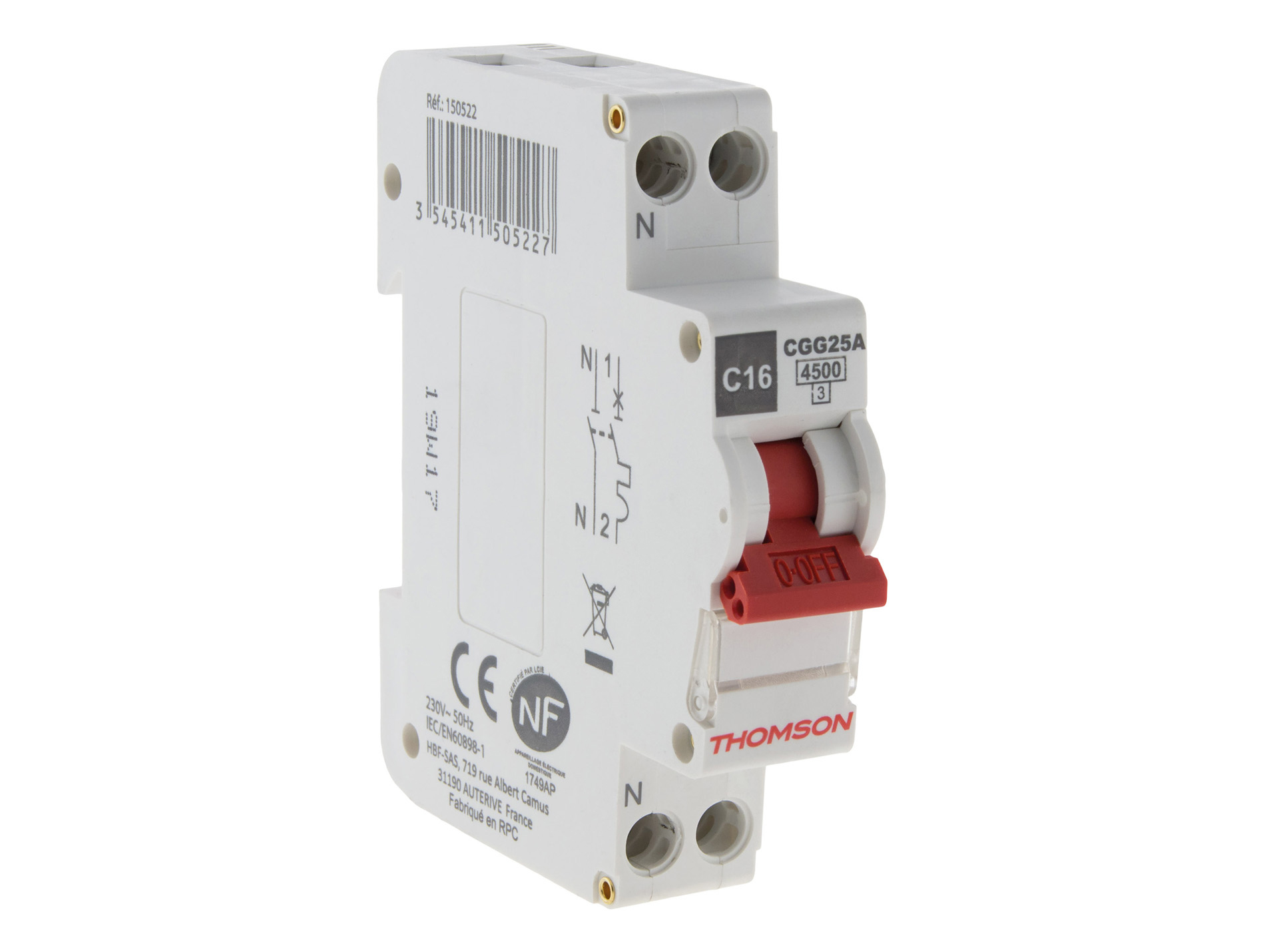 Disjoncteur THOMSON 16A