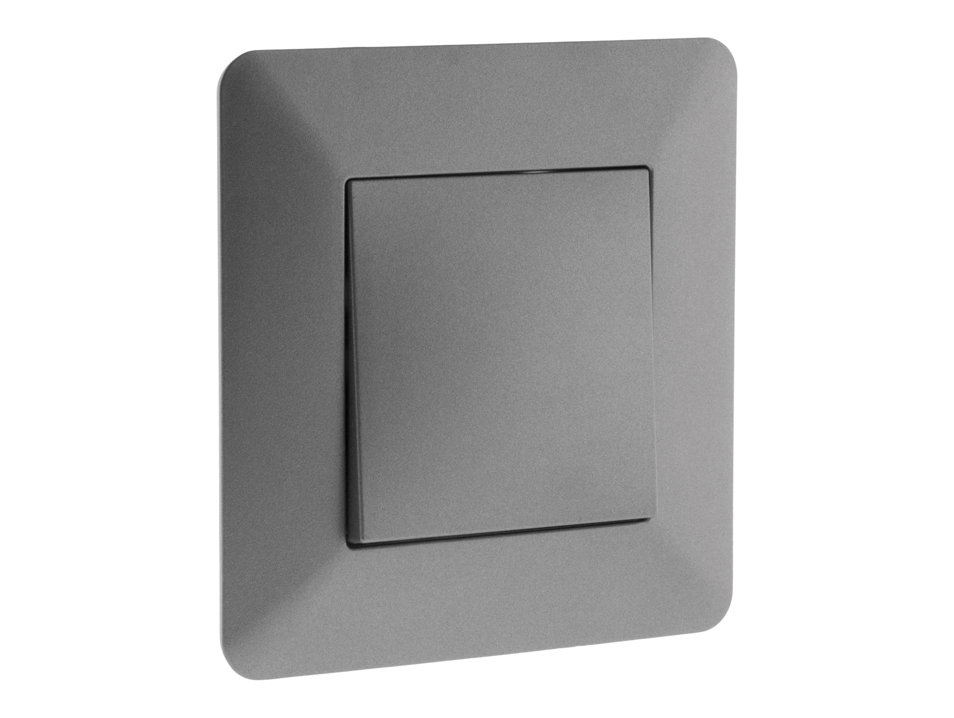 Interrupteur double va-et-vient titanium