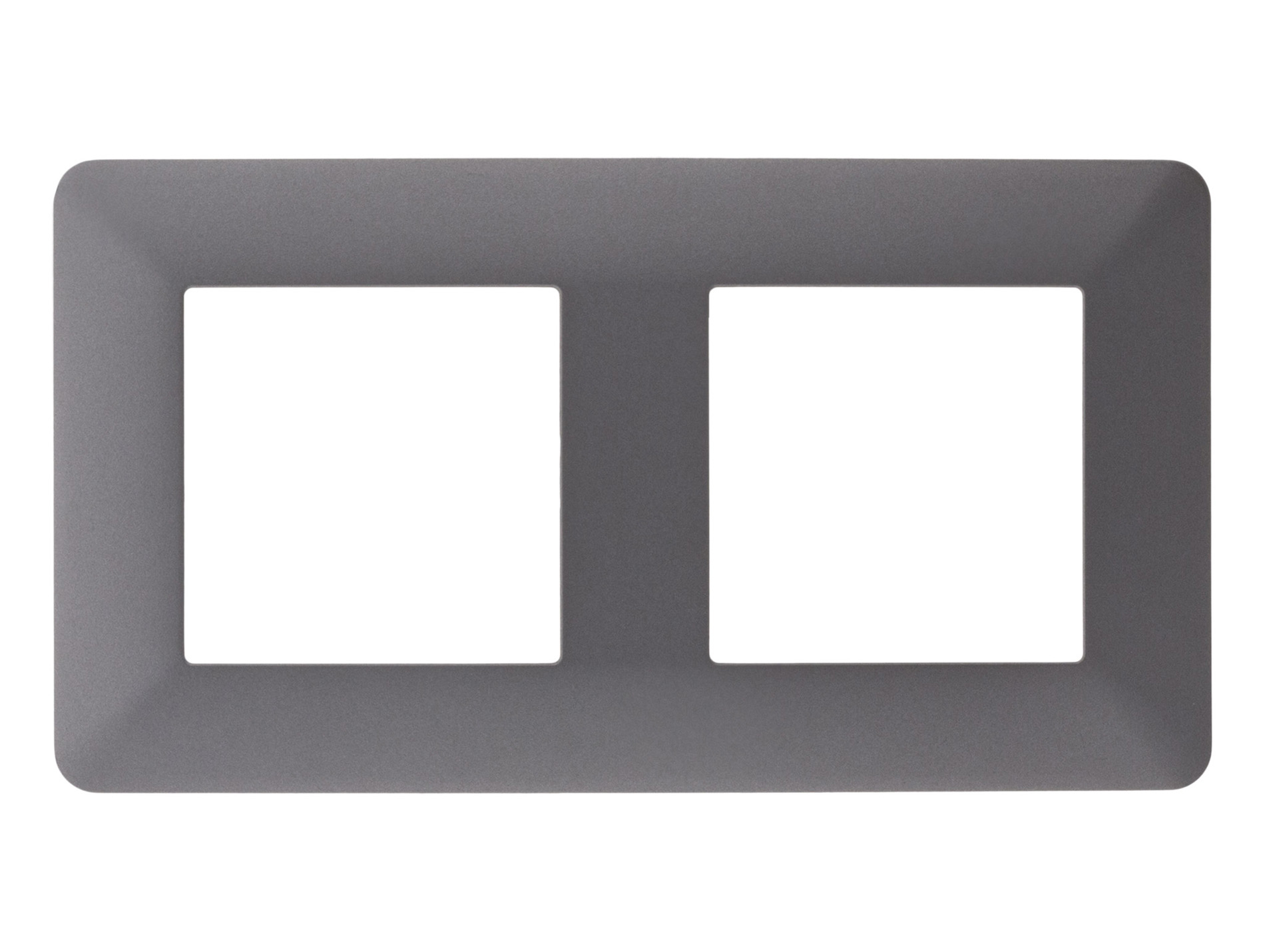 Plaque double ZENITECH Artezo Titanium 15,7x8,7x1,1cm