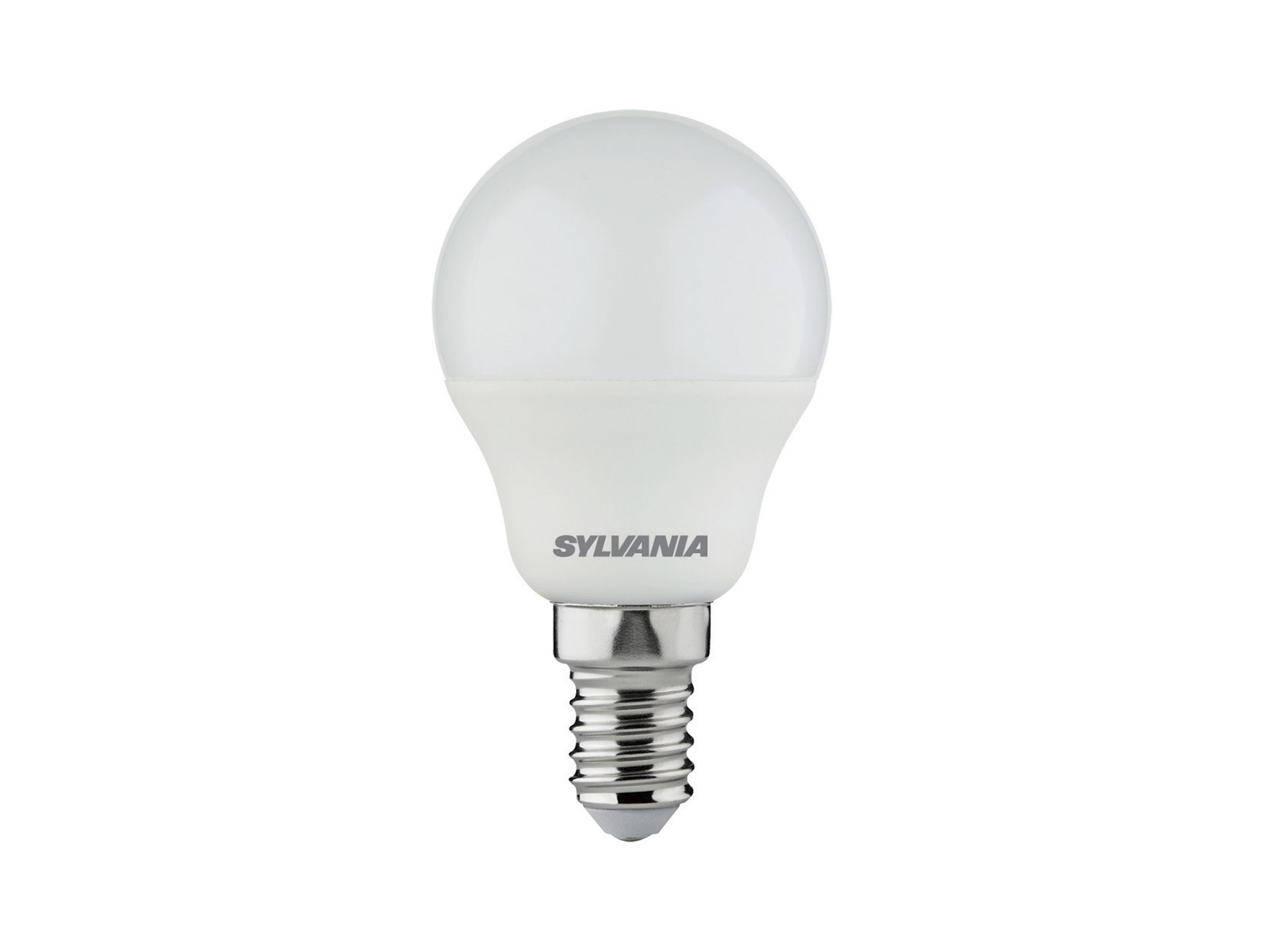 Ampoule LED SYLVANIA Sphérique dépolie E14 4,5W 470lm 2700K