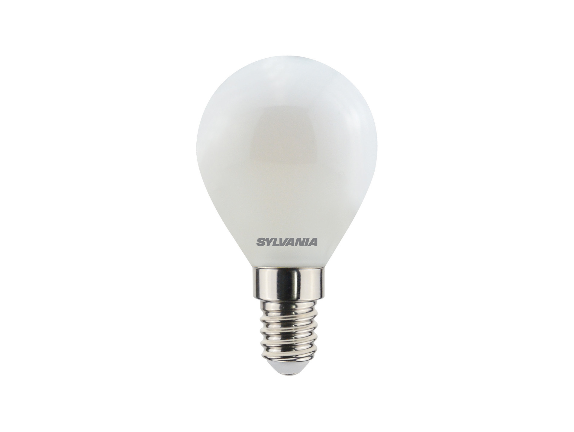 Ampoule LED SYLVANIA Retro sphérique satiné E14 4,5W 470lm 2700K