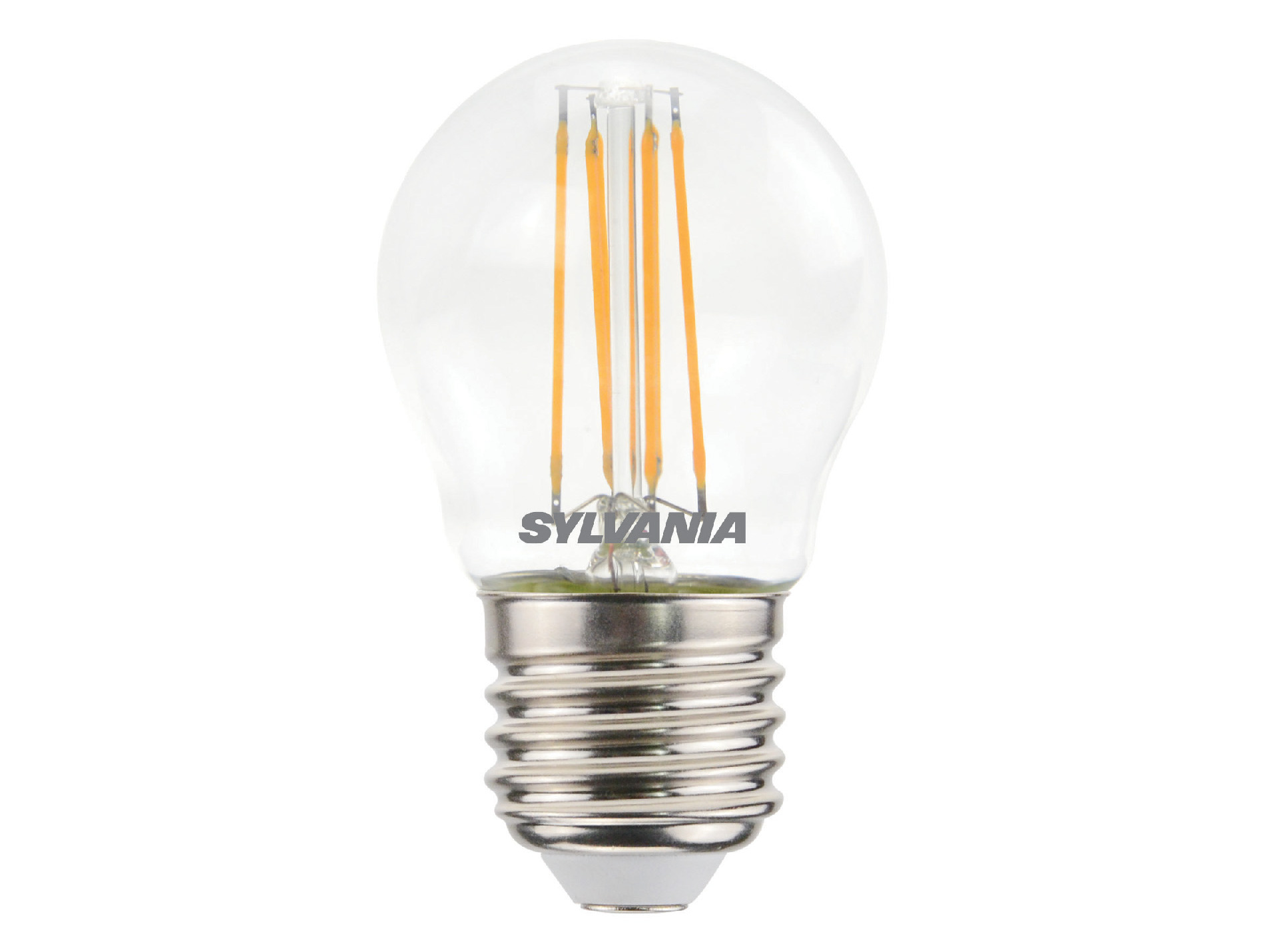 Ampoule LED SYLVANIA Retro sphérique E27 4,5W 470lm 2700K x4