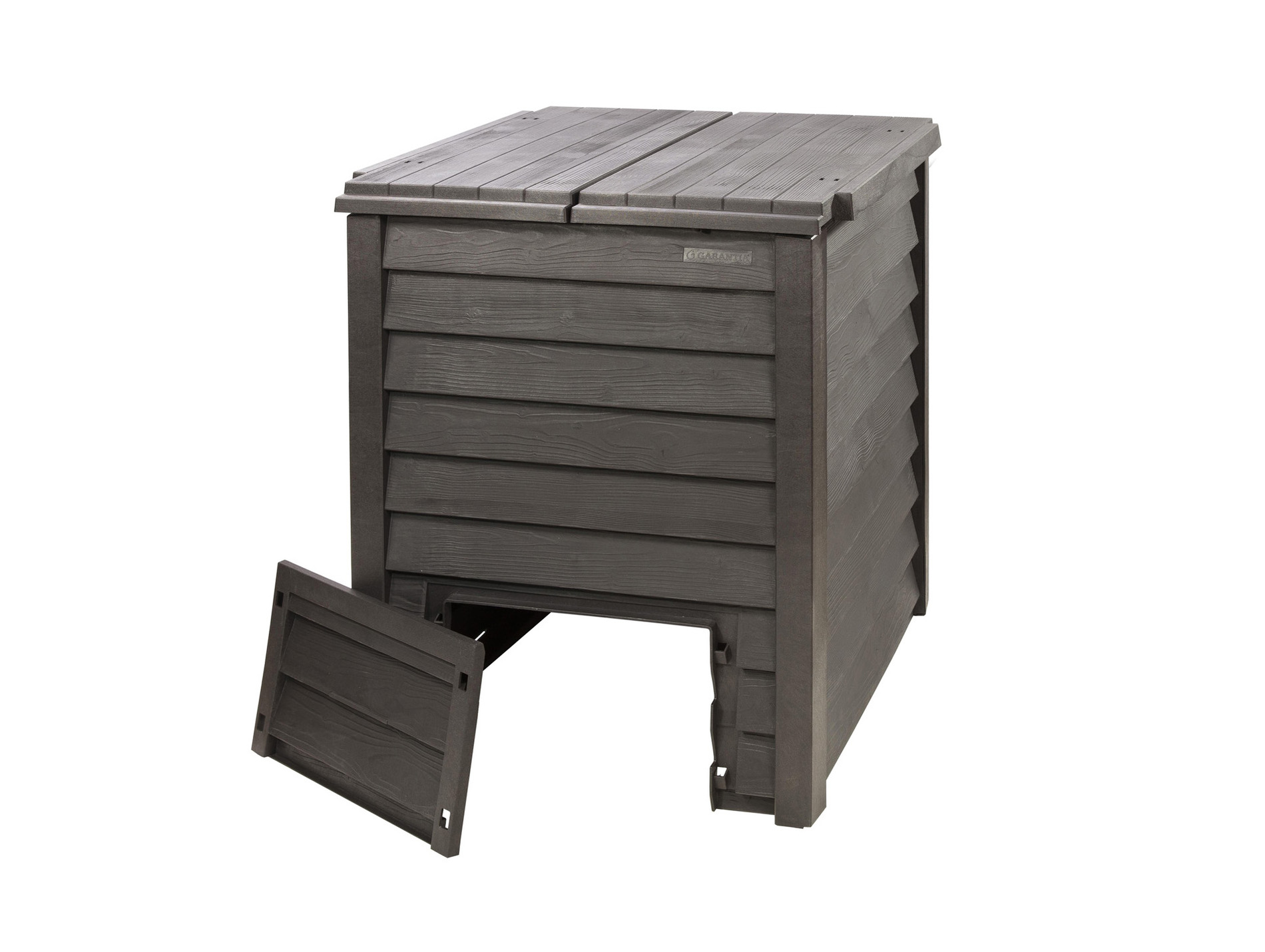 Composteur GARANTIA Thermo-Wood imitation bois 400L
