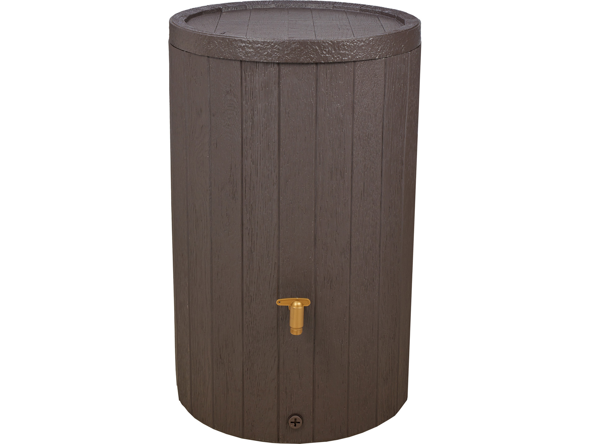 Récupérateur d'eau Madera 220L brun