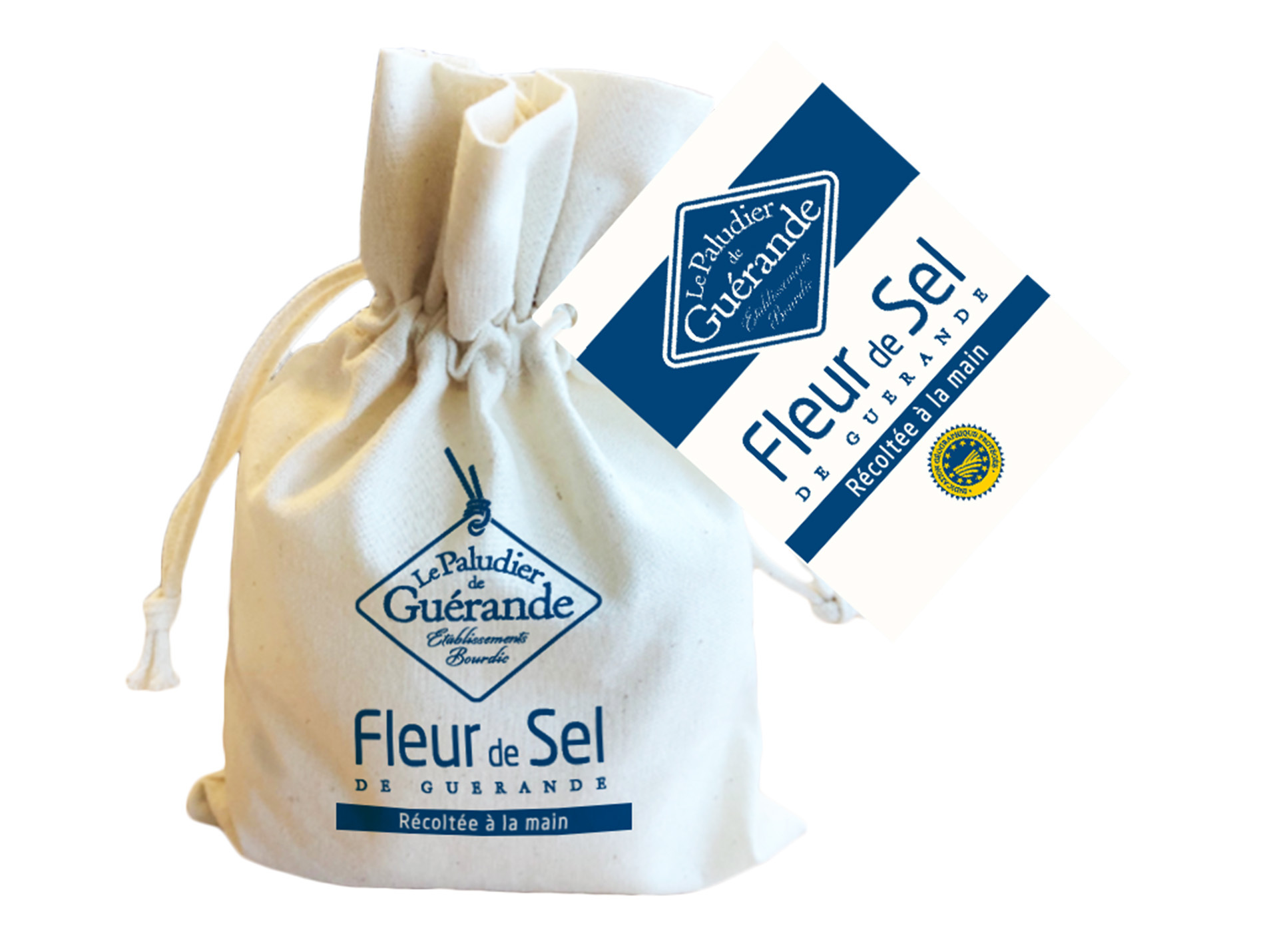 Fleurs de sel sac en coton de 250g