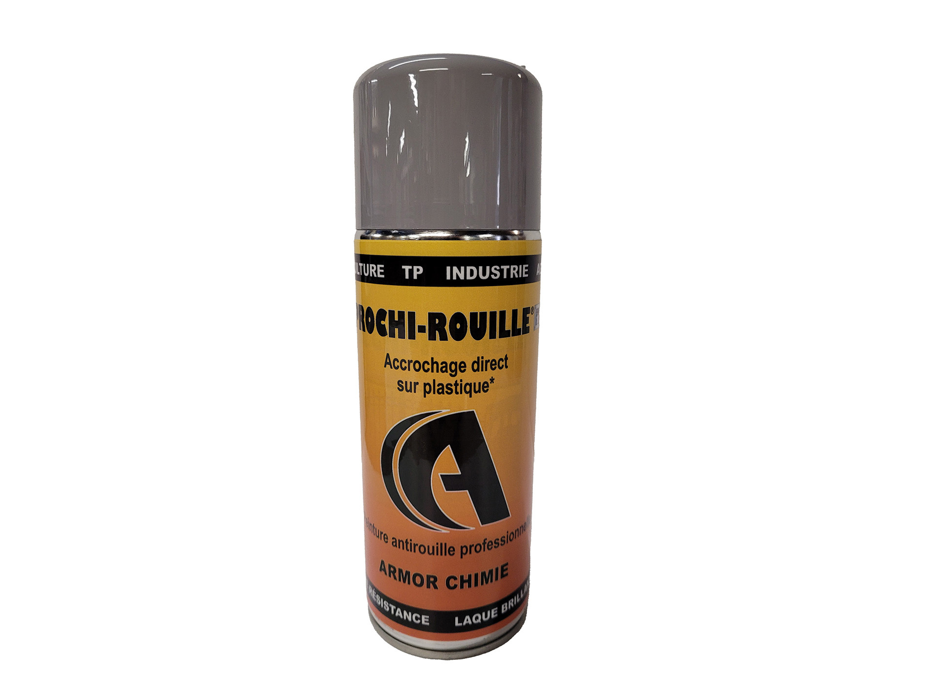 Peinture antirouille aérosol PROCHIROUILLE Gris 7004 400ml