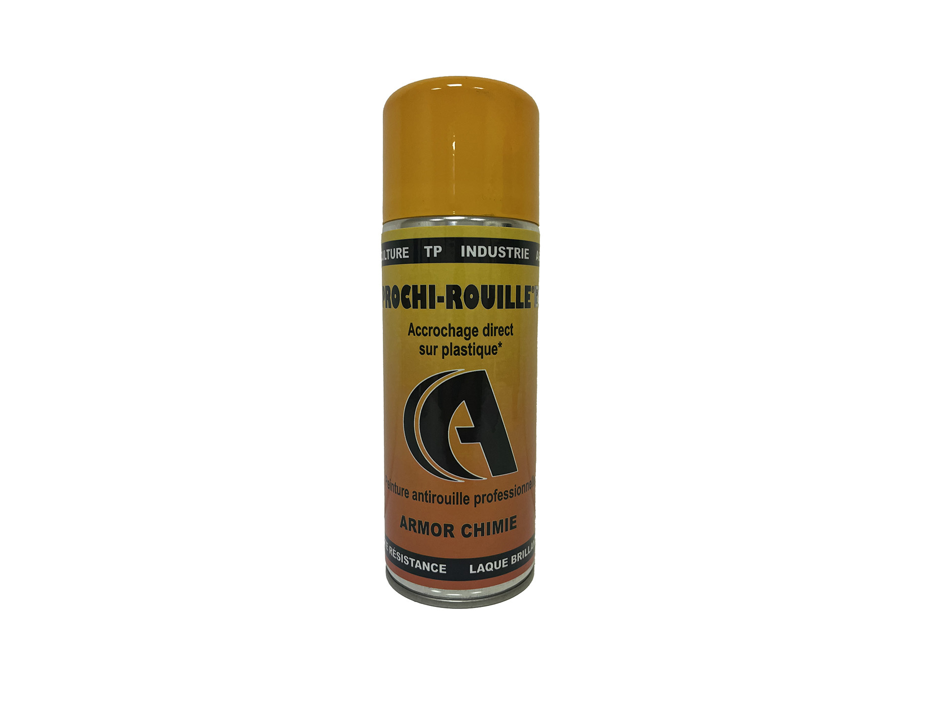 Peinture antirouille aérosol PROCHIROUILLE Jaune 970 400ml
