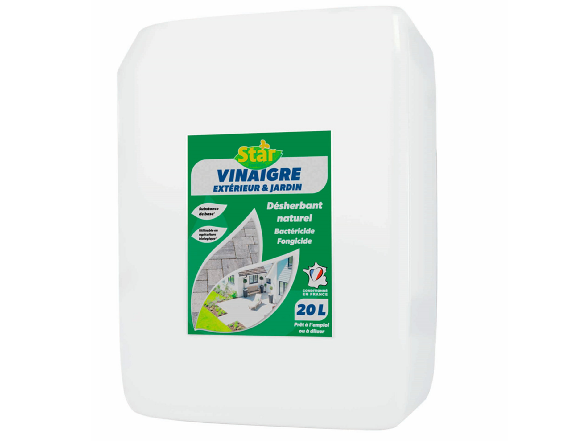 Vinaigre extérieur et jardins 9,5° 20L