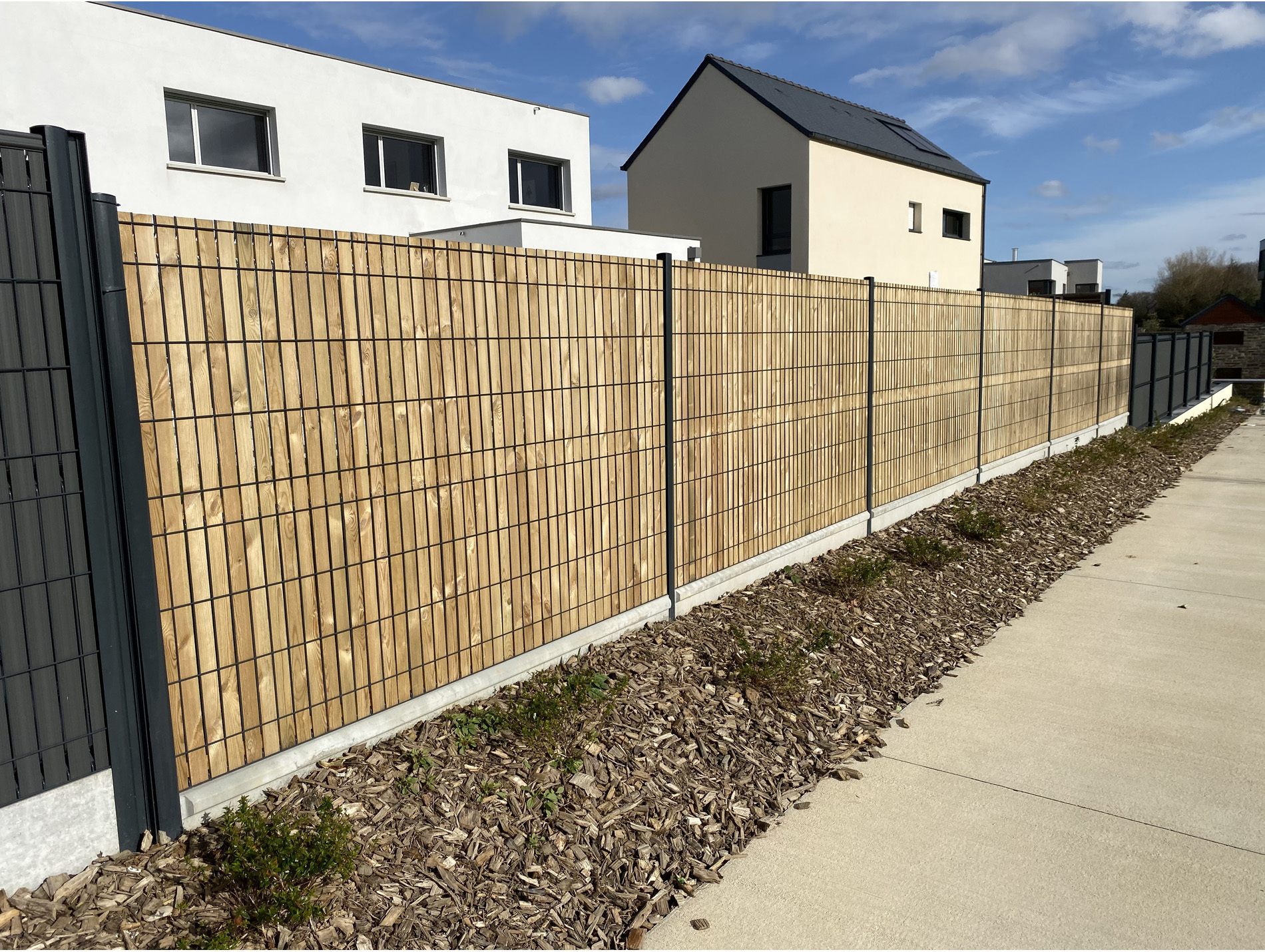 Kit lamelles occultantes pin L.2,5m x h.1,73m