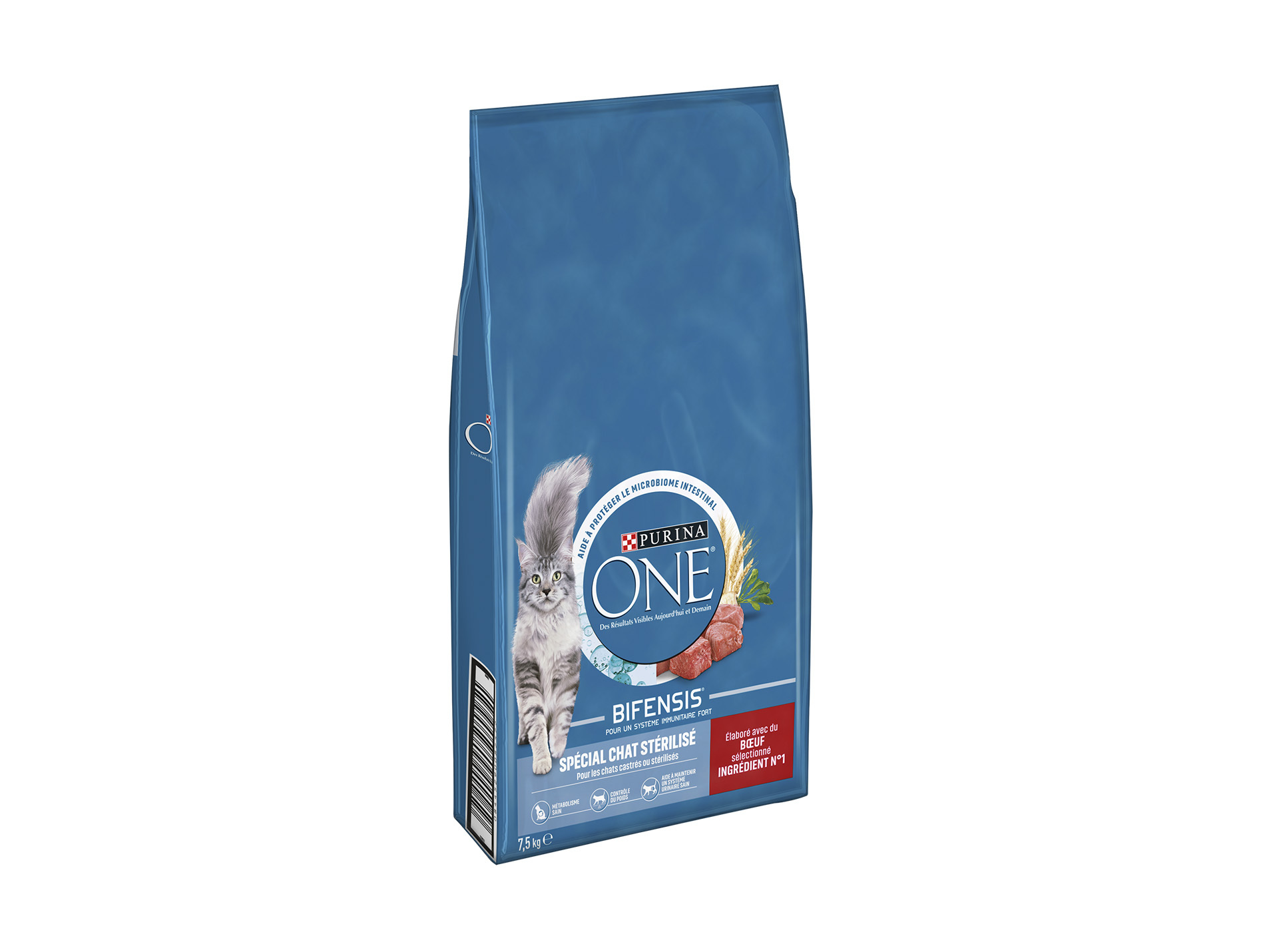 Croquettes chat stérilisé PURINA ONE boeuf 7,5kg