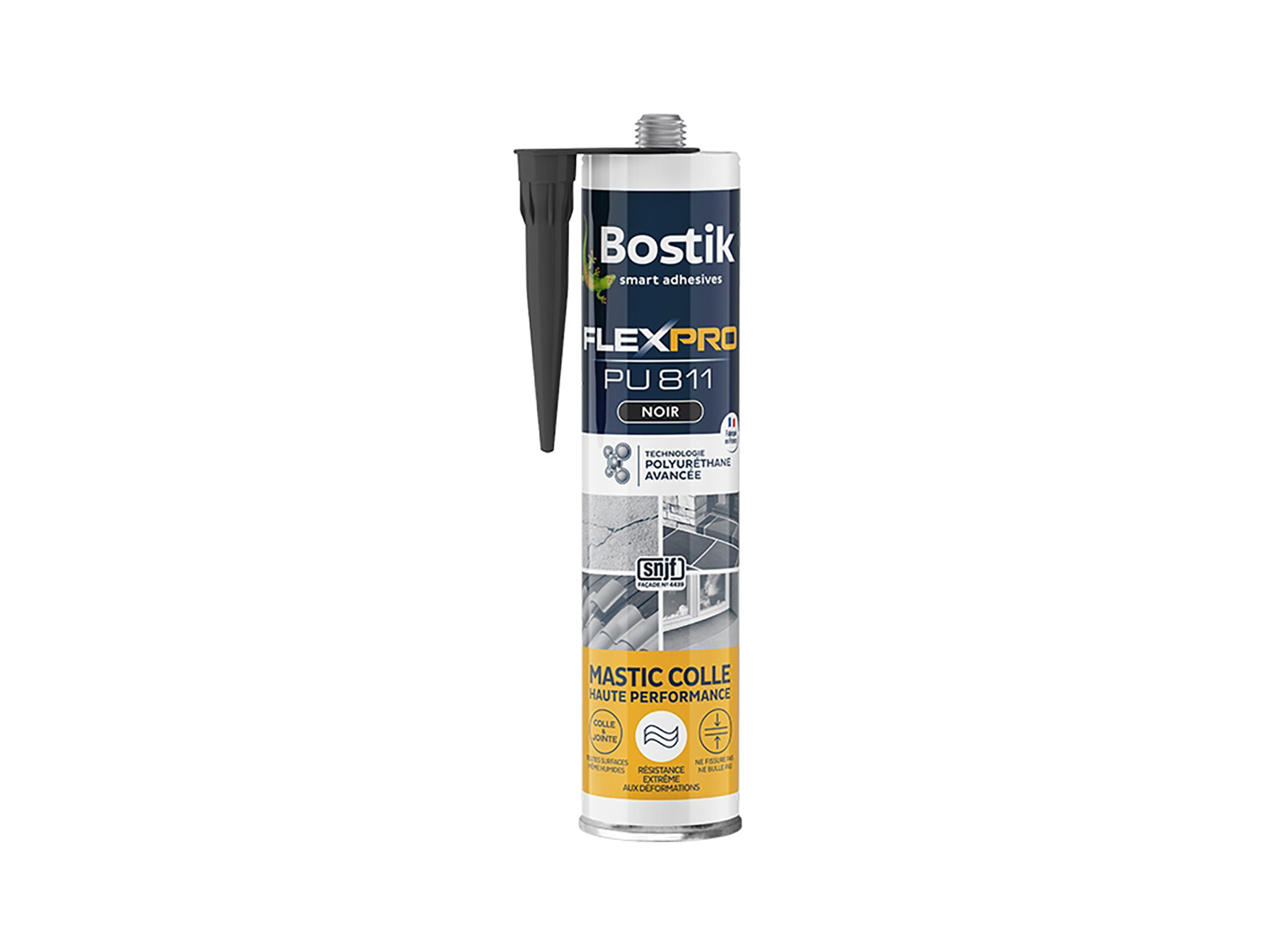 Mastic colle BOSTIK FlexPro Pu 811 noir 300ml