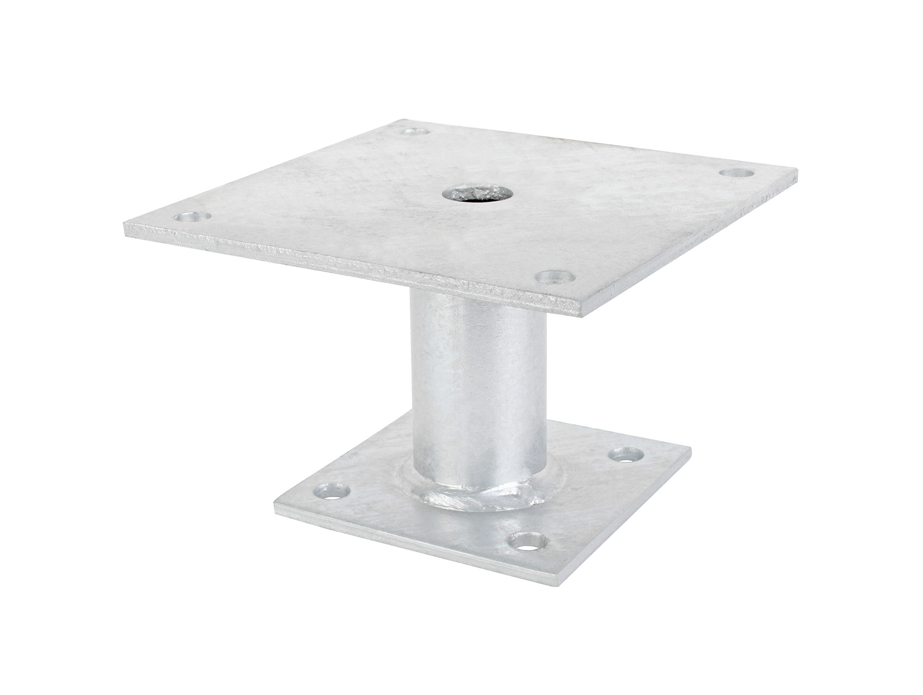 Ancre de poteau galvanisée à chaud 150x100mm