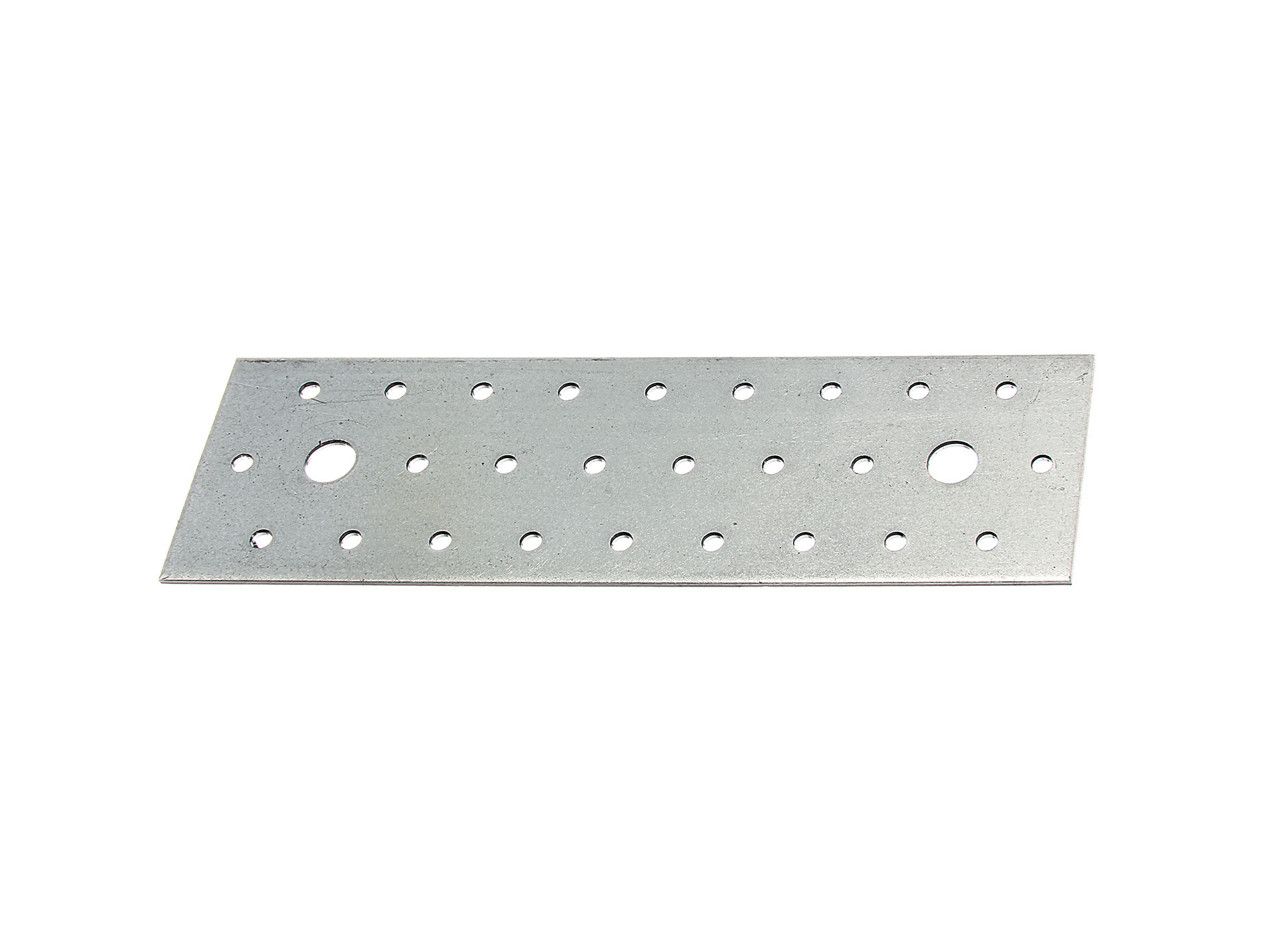 Platine multi-trous galvanisée 200x60mm