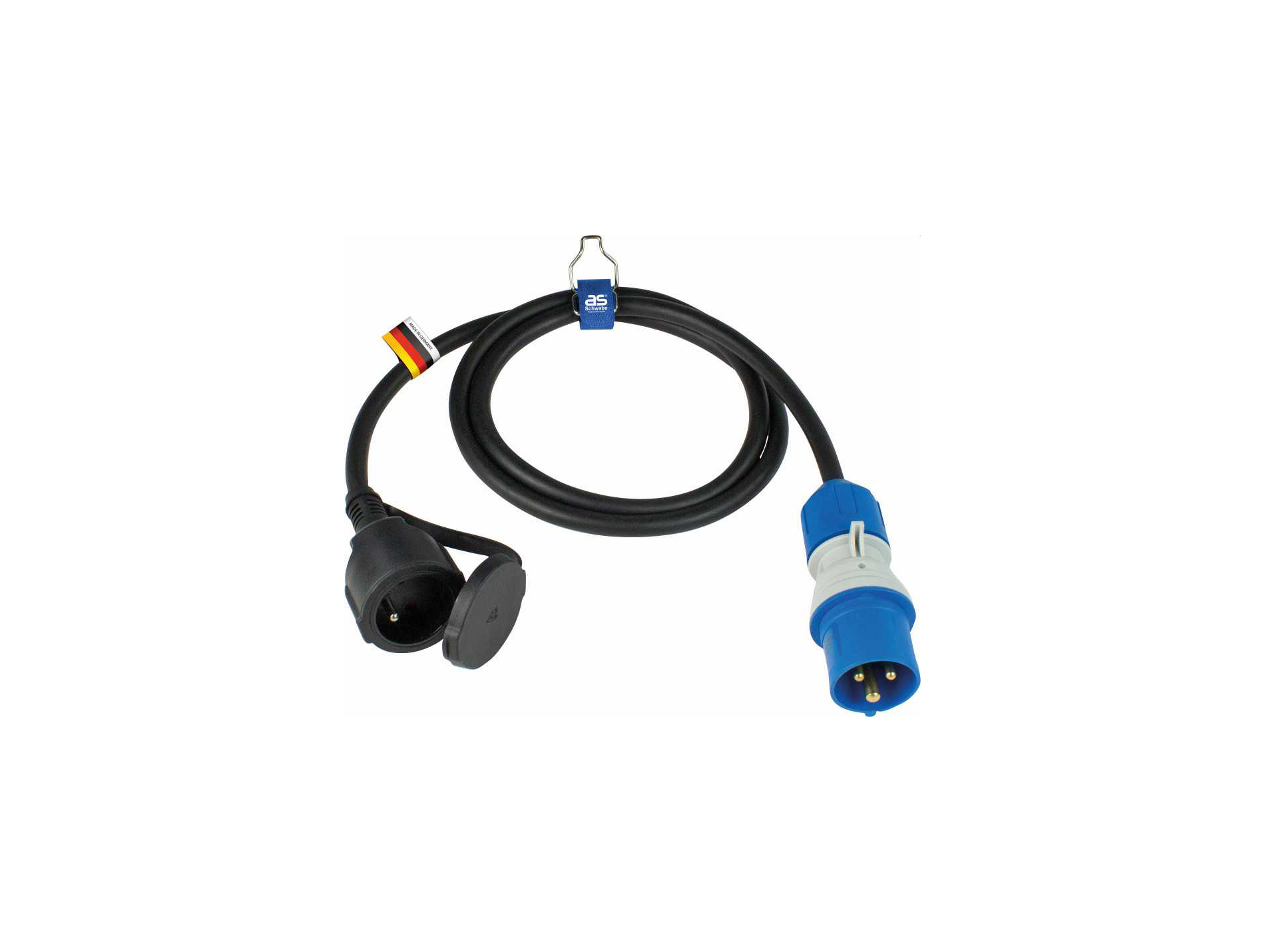 Câble adaptateur prise 2P+T