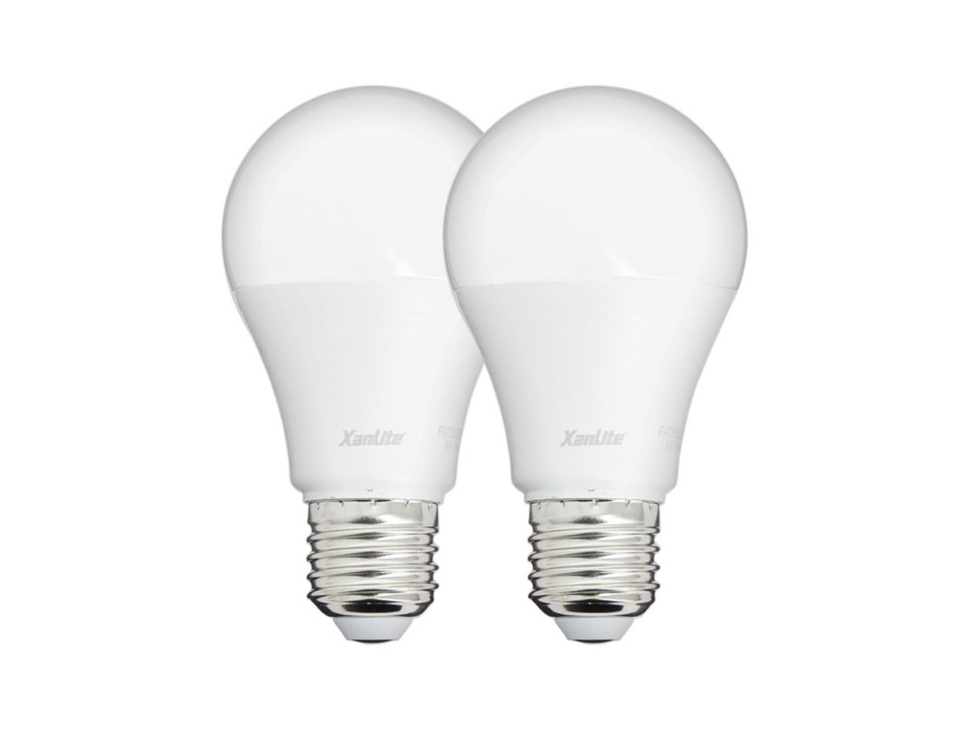 Ampoule LED XANLITE A60 E27 9W 806lm 4000K x2