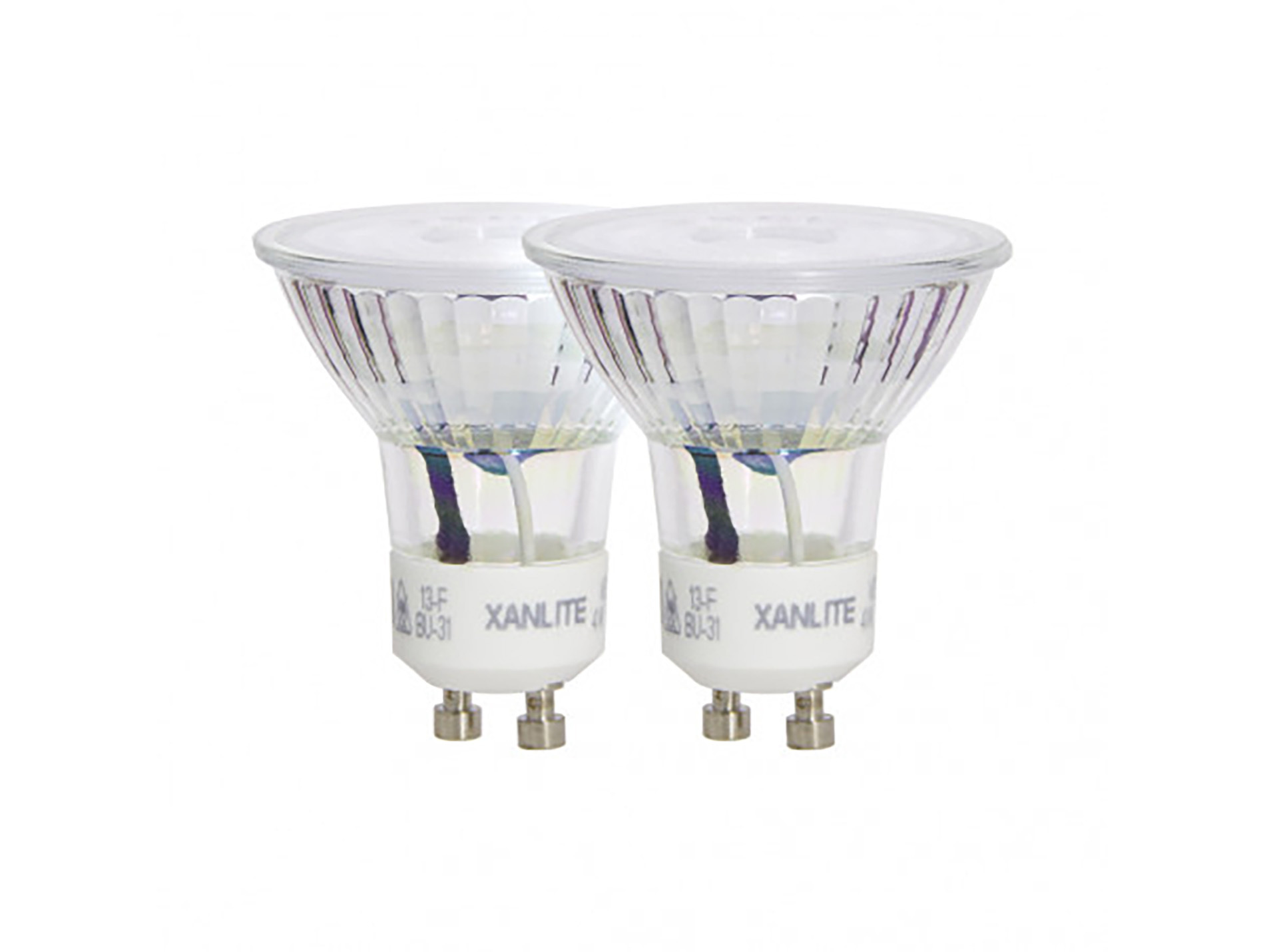 Ampoule spot LED XANLITE GU10 5W 345lm 4000K x2