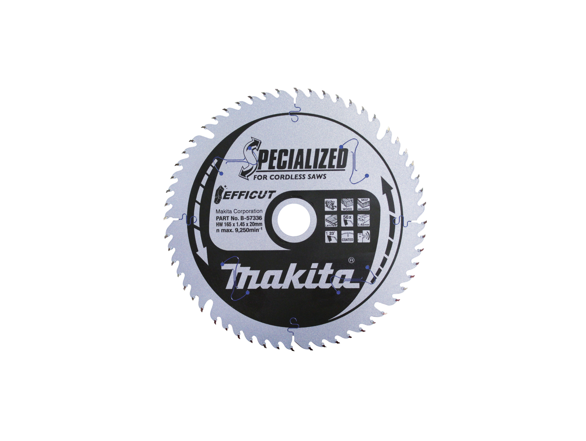 Lame carbure multi-bois Ø165mm 56 dents MAKITA