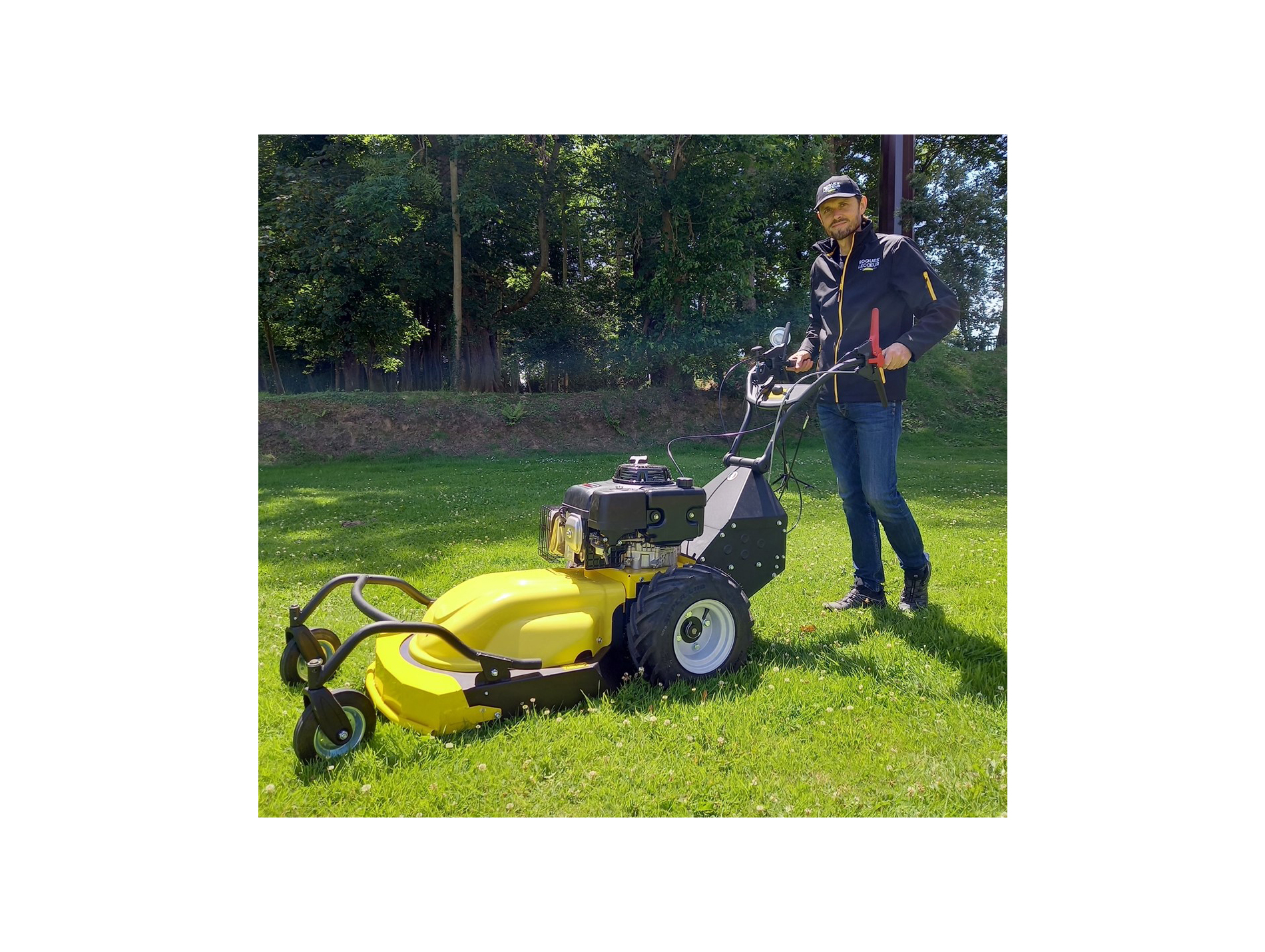 Tondeuse débrouss.thermique R&L Recato Gator l.60cm 390cm³