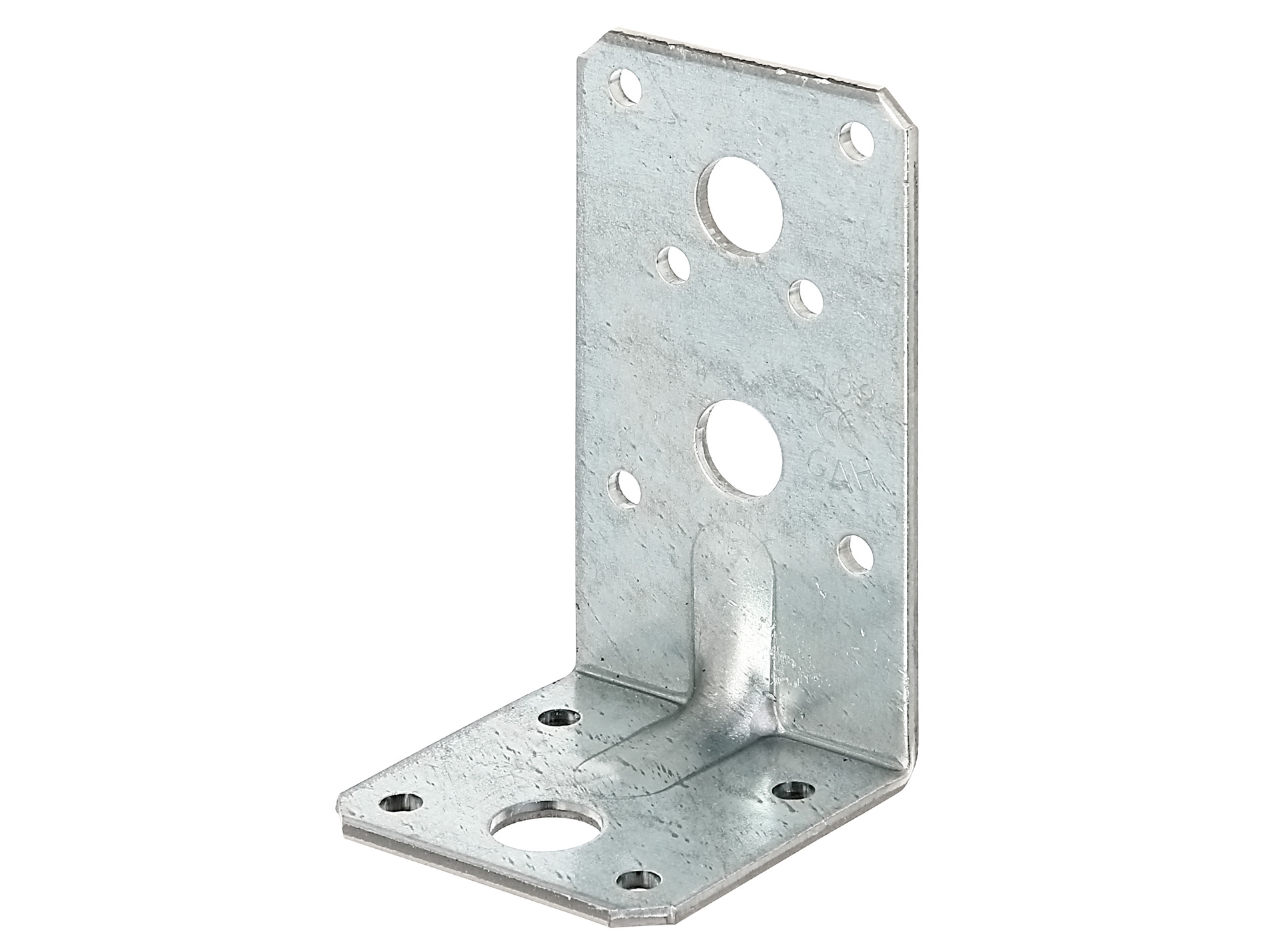 Équerre renforcée avec nervure 50x90 mm