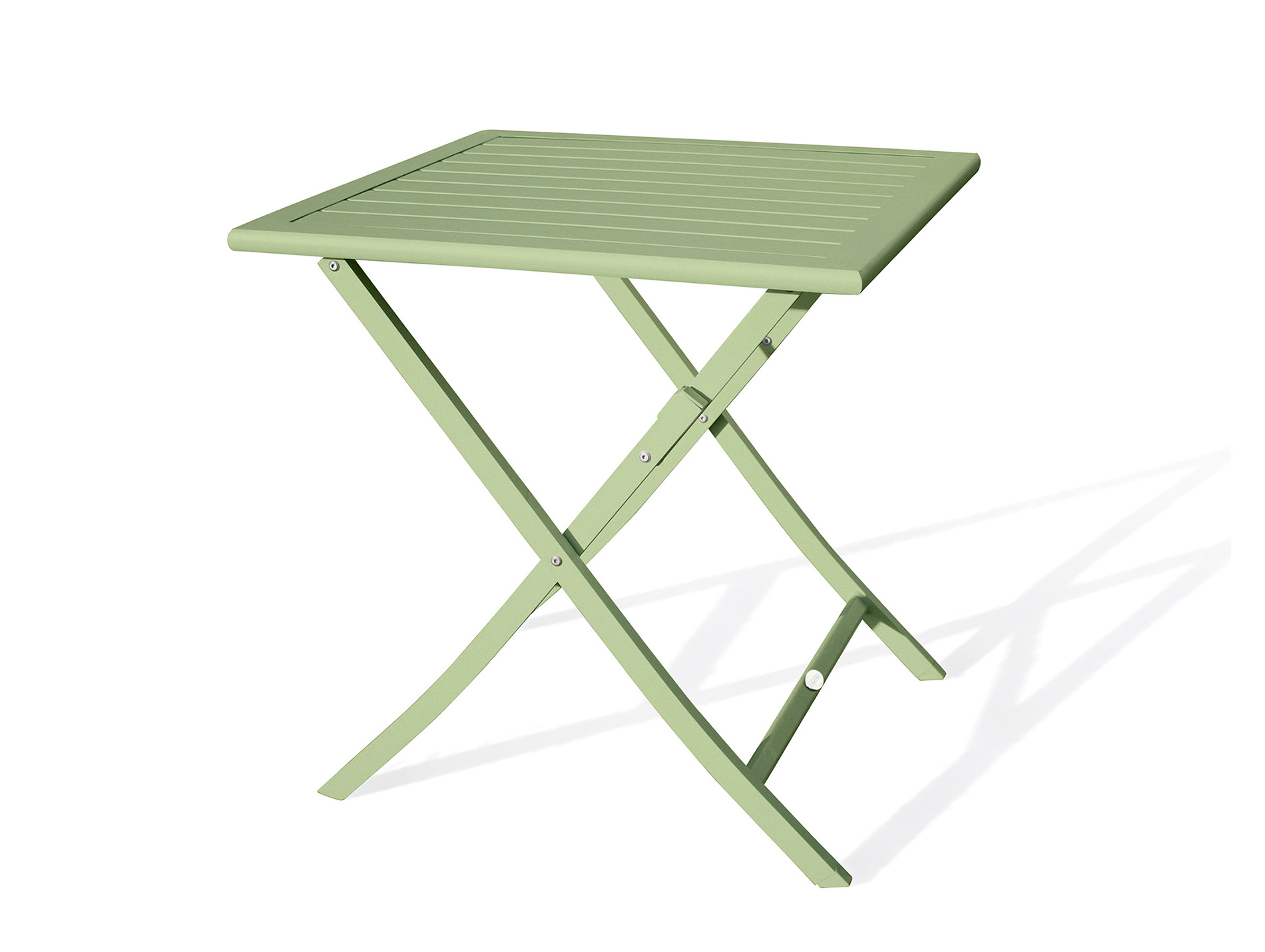 Table de jardin pliante alu DCB Marius 2 places lagune