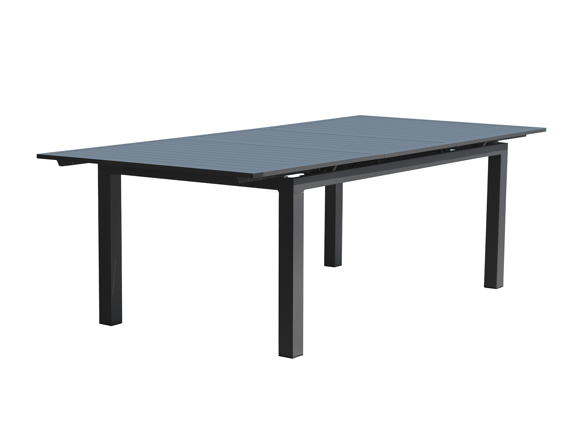 Table jardin extensible aluminium DCB Miami 8/10 places gris