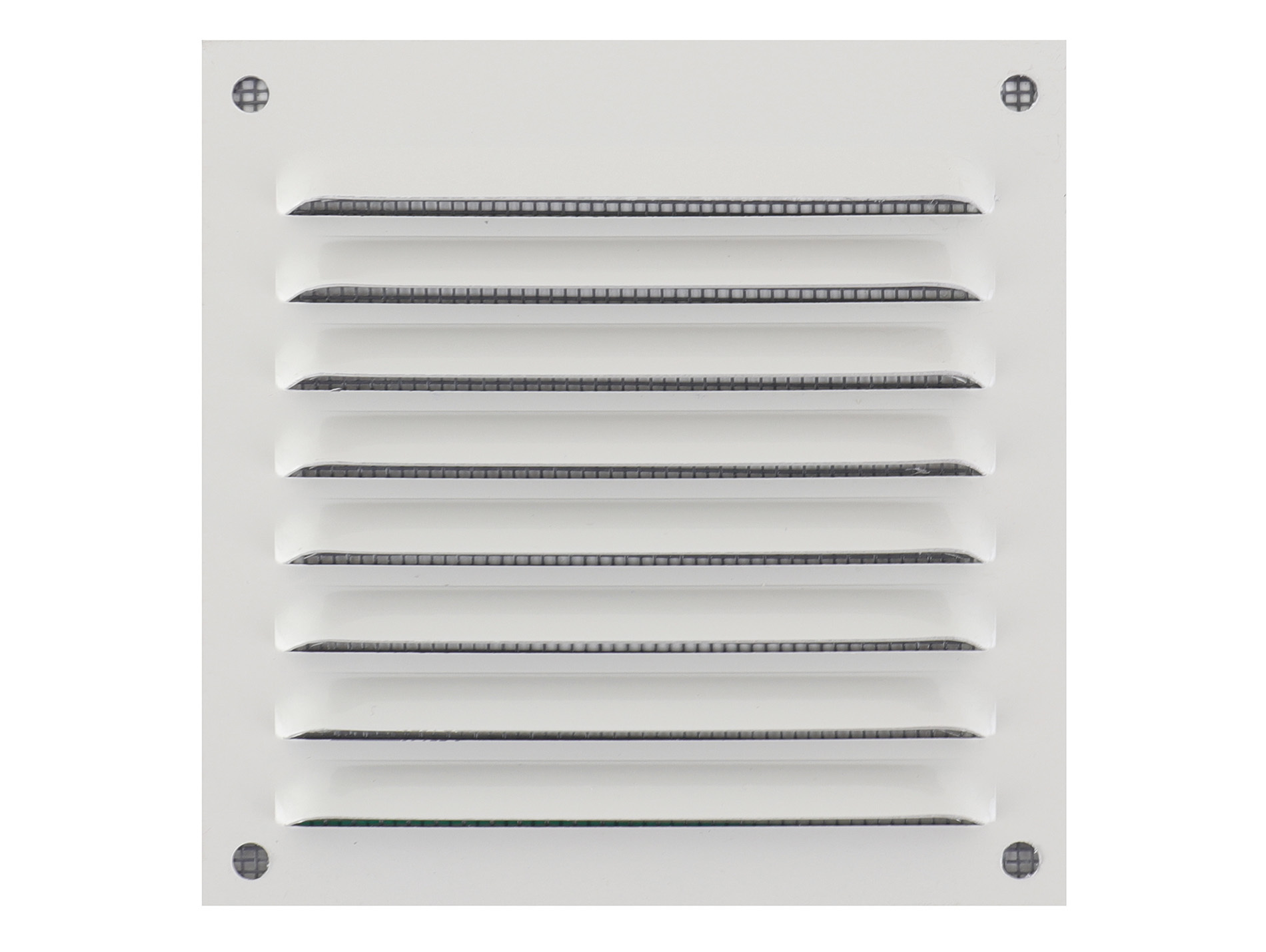 Grille aluminium 150x150mm blanc