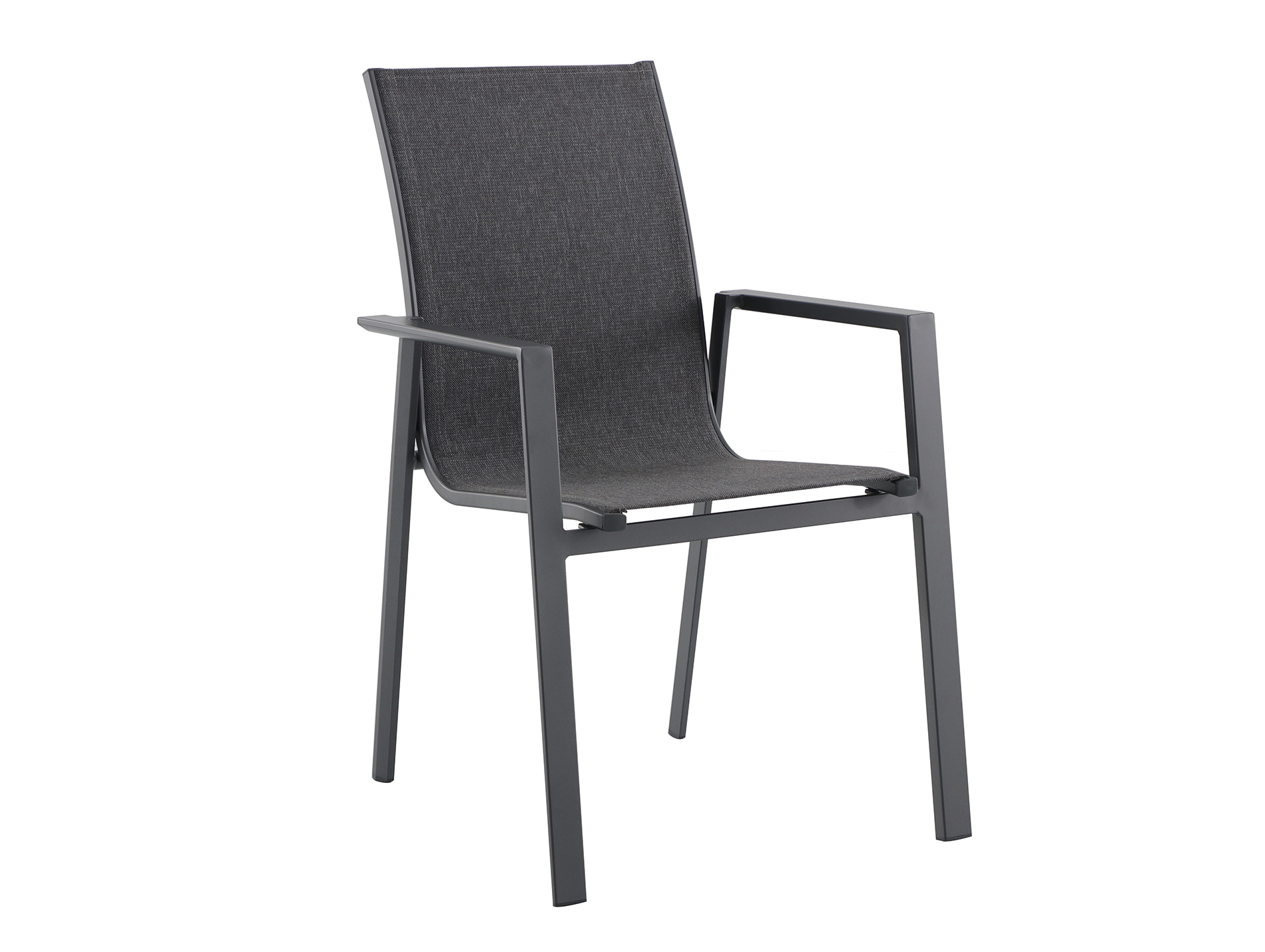 Fauteuil aluminium MWH Catala anthracite