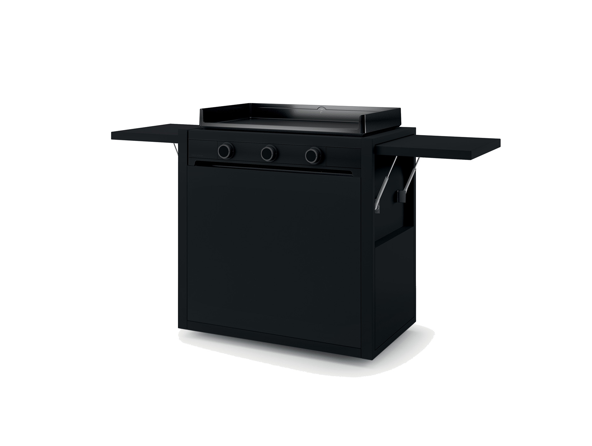 Chariot acier FORGE ADOUR plancha Modern 75 noir