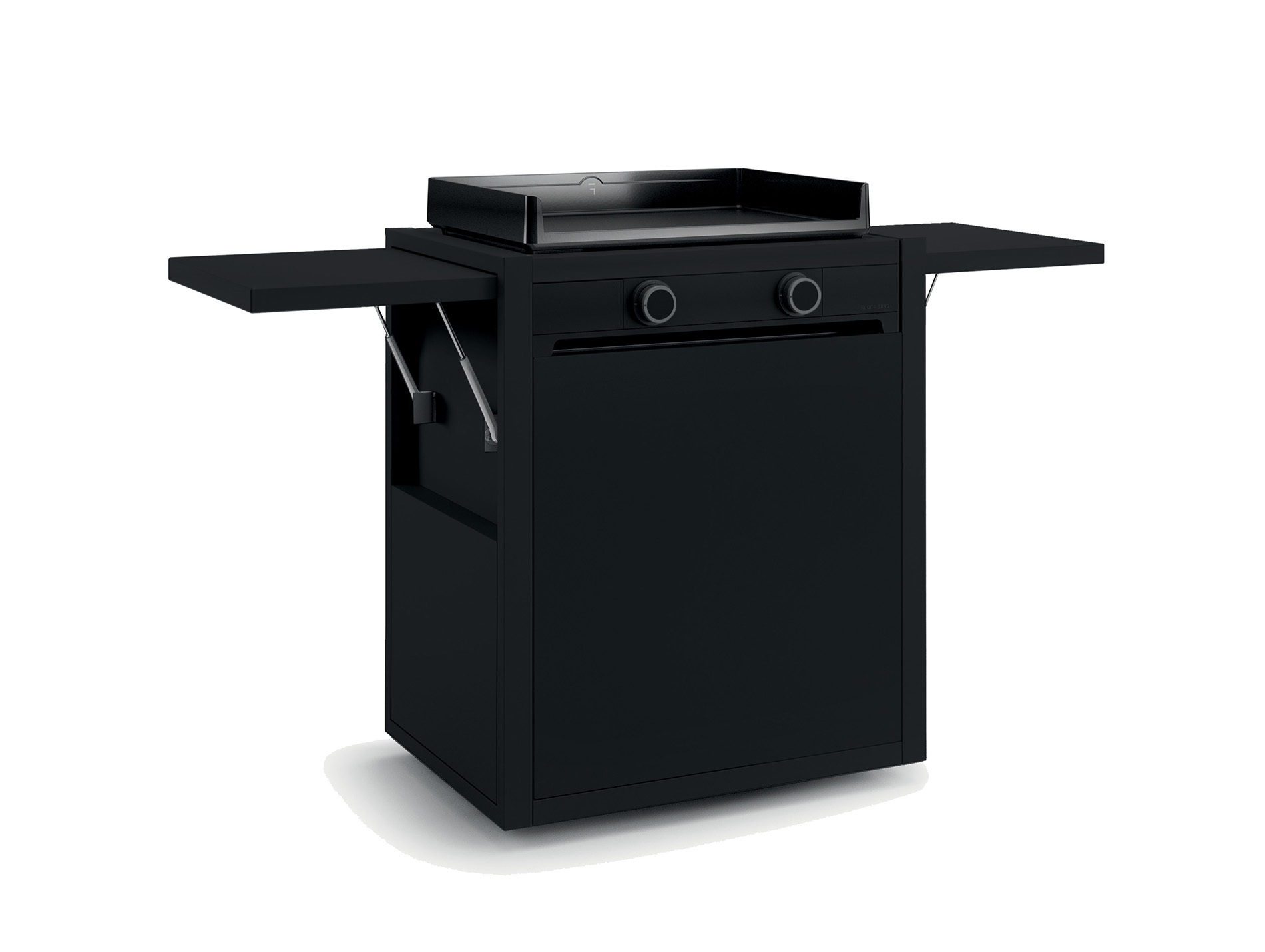 Chariot acier FORGE ADOUR plancha Modern 60 noir