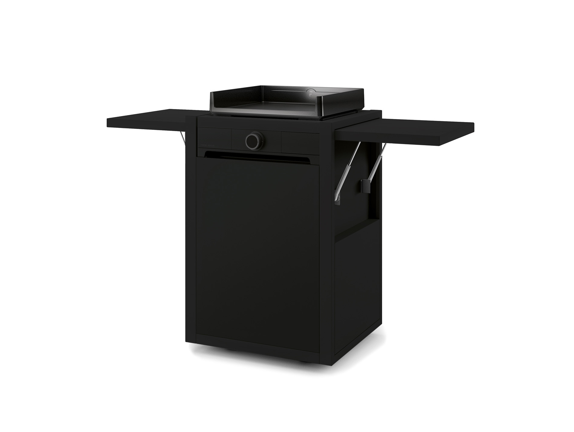 Chariot acier FORGE ADOUR plancha Modern 45 noir