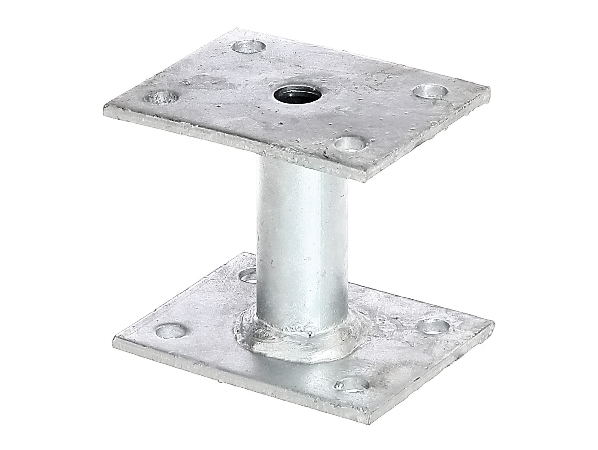 Support de poteau galvanisé chaud 70x90x80cm