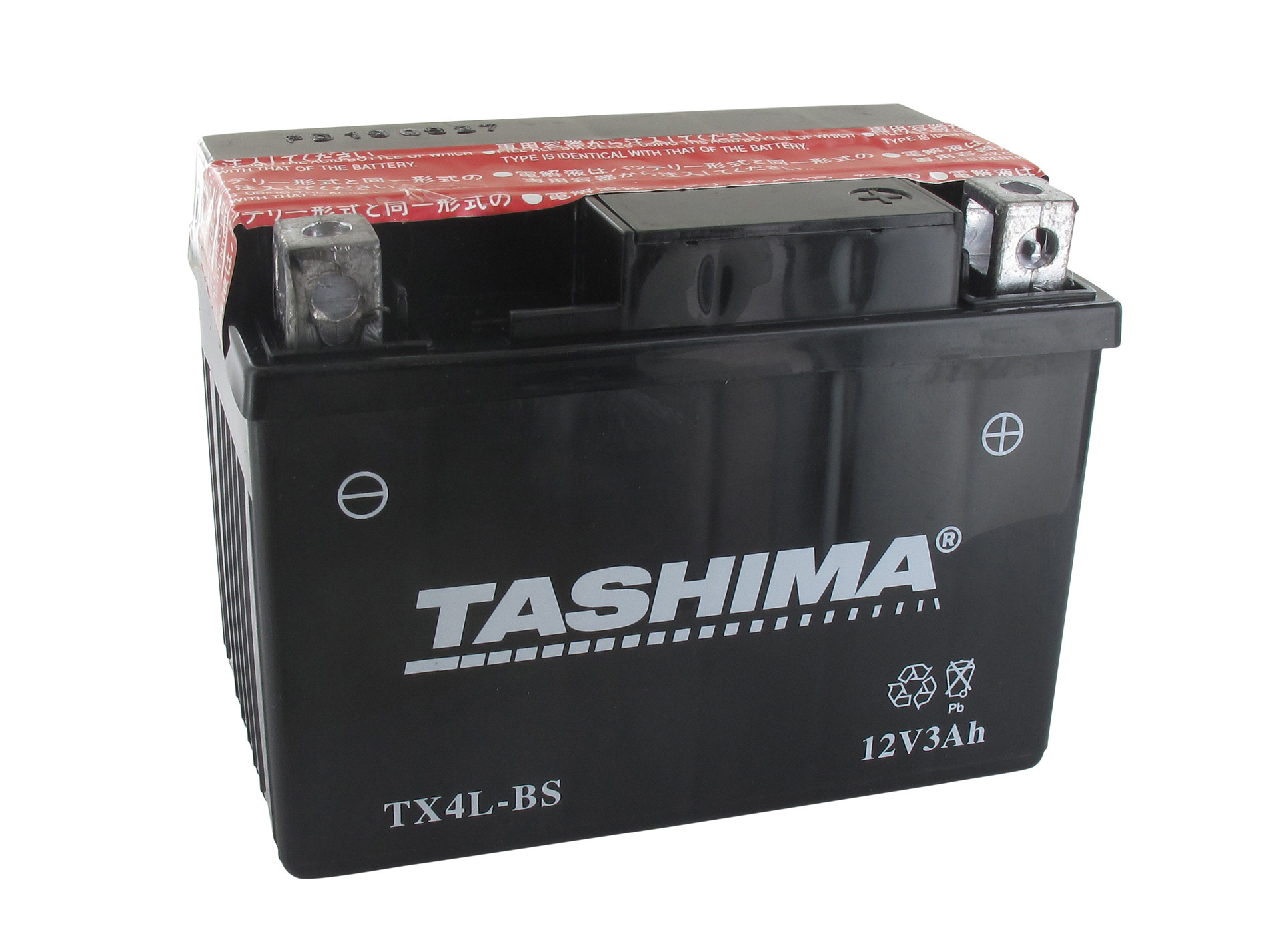 Batterie pour tondeuse autoportée TASHIMA FTX4LBS 12V 3Ah