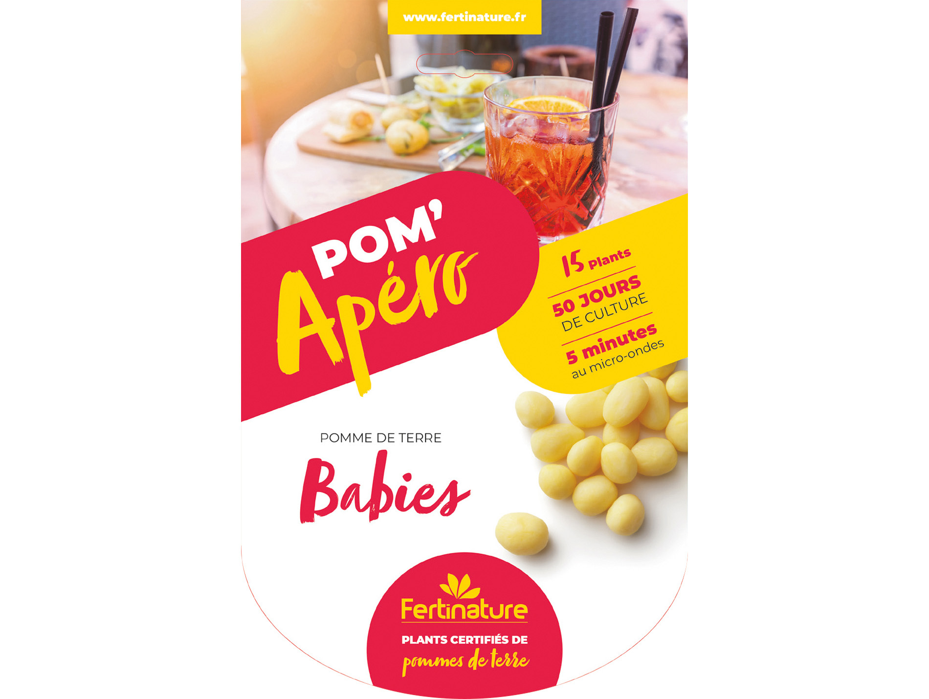 Plants de pommes de terre Pom'Apero Chromo 15 plants