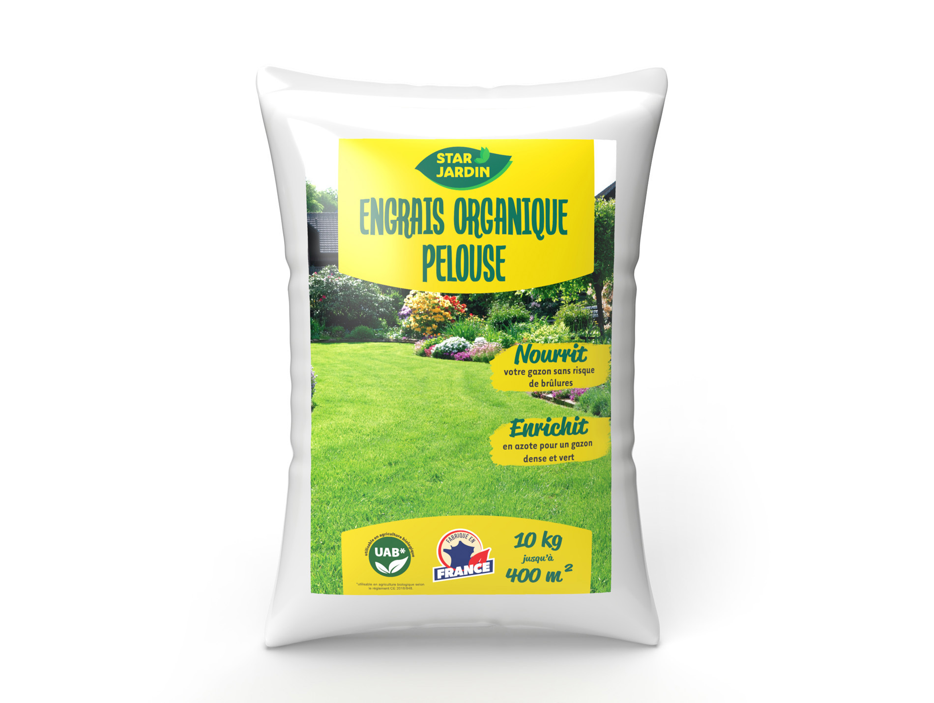 Engrais gazon granulé 10Kg