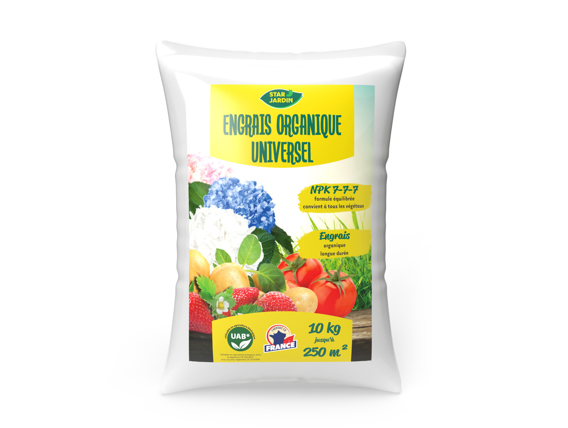 Engrais organique universel STAR JARDIN 10kg