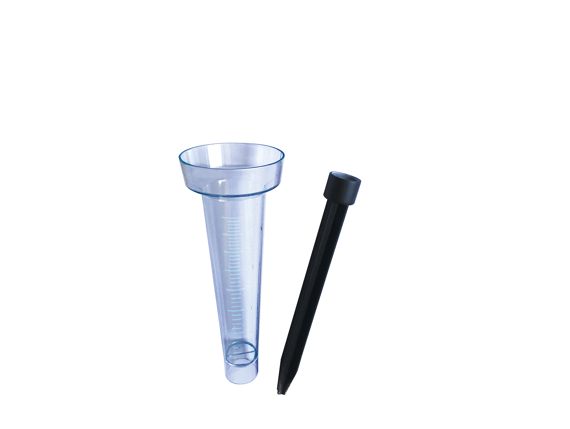 Pluviomètre avec pic JANY Ø7x20cm