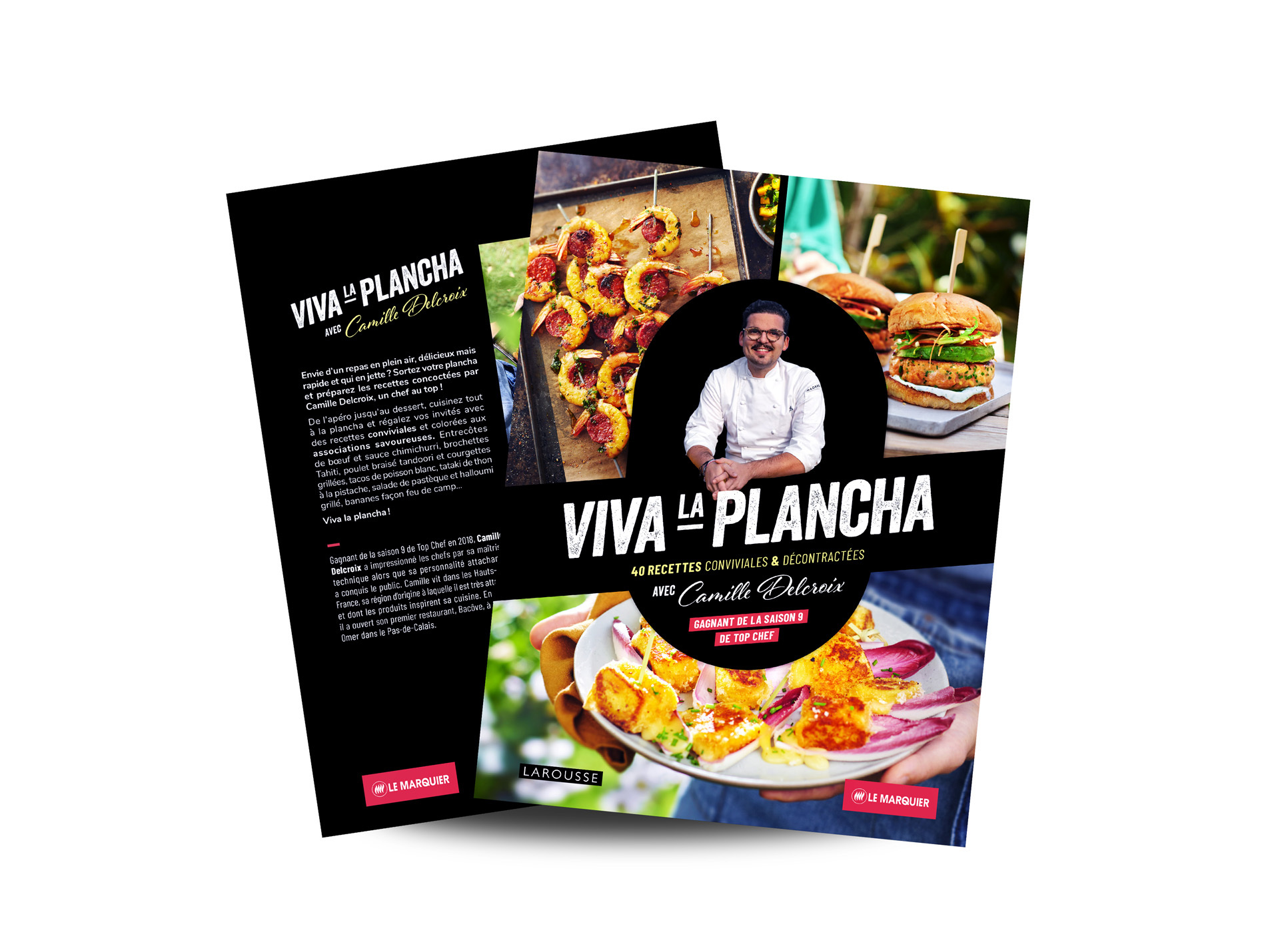 Livre LE MARQUIER Viva La Plancha