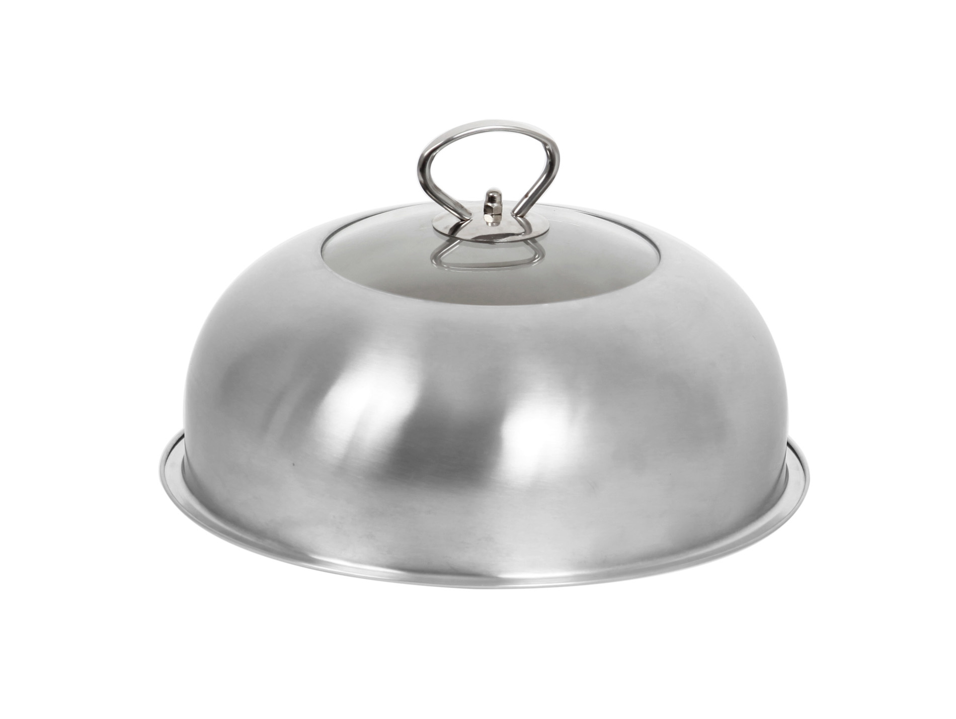 Cloche de cuisson LE MARQUIER Inox vitrée Ø27cm