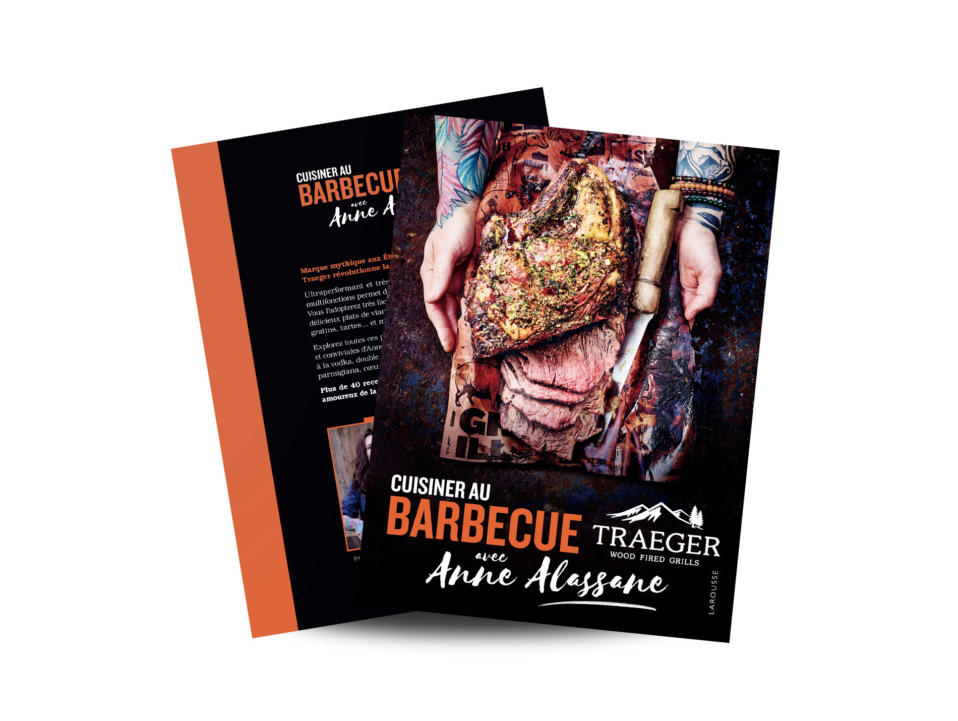 Livre TRAEGER Cuisiner au barbecue avec Anne Alassane