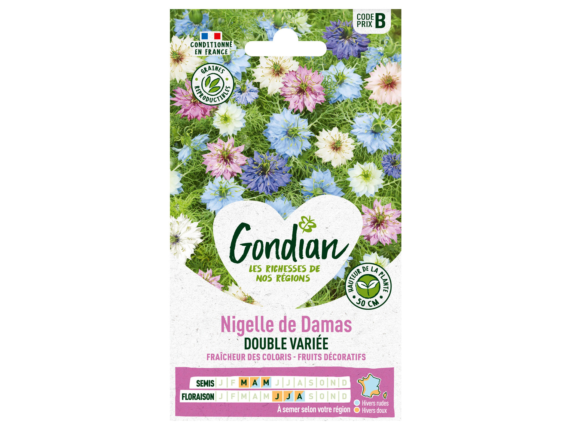 Nigelle de Damas double variée GONDIAN Série B