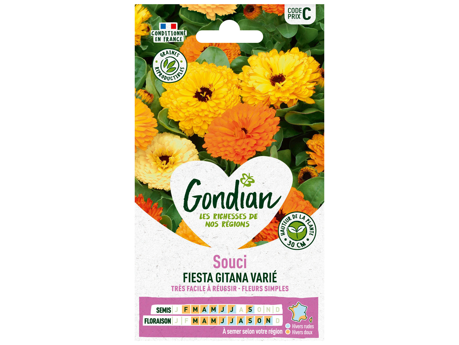 Souci Fiesta Gitana varié GONDIAN Série C