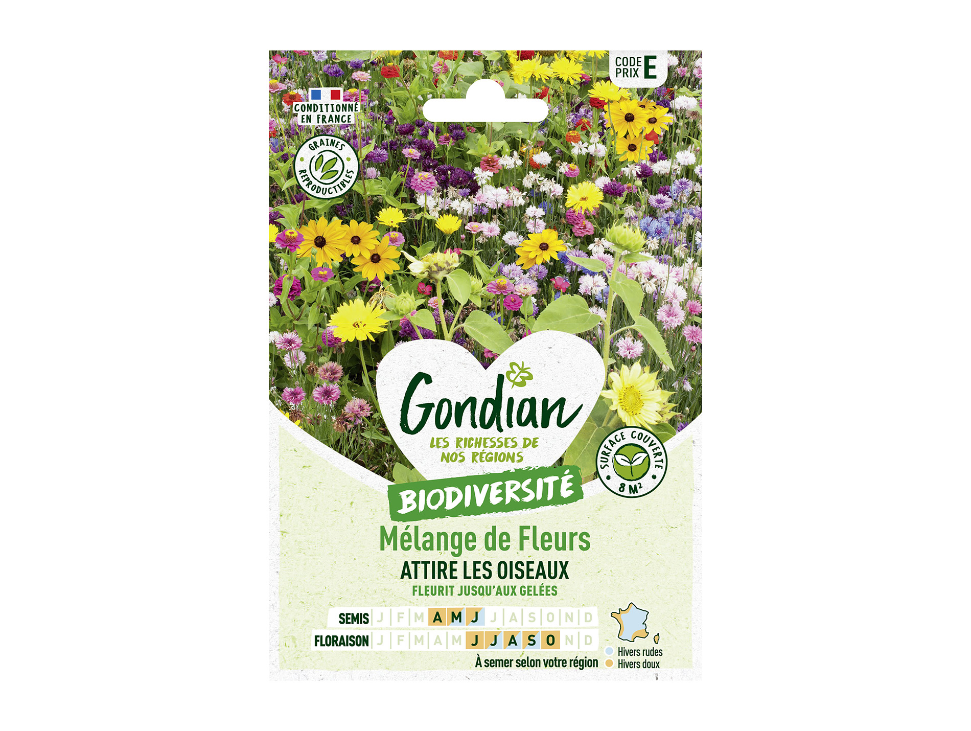 Mélange de fleurs pour oiseaux GONDIAN Série E