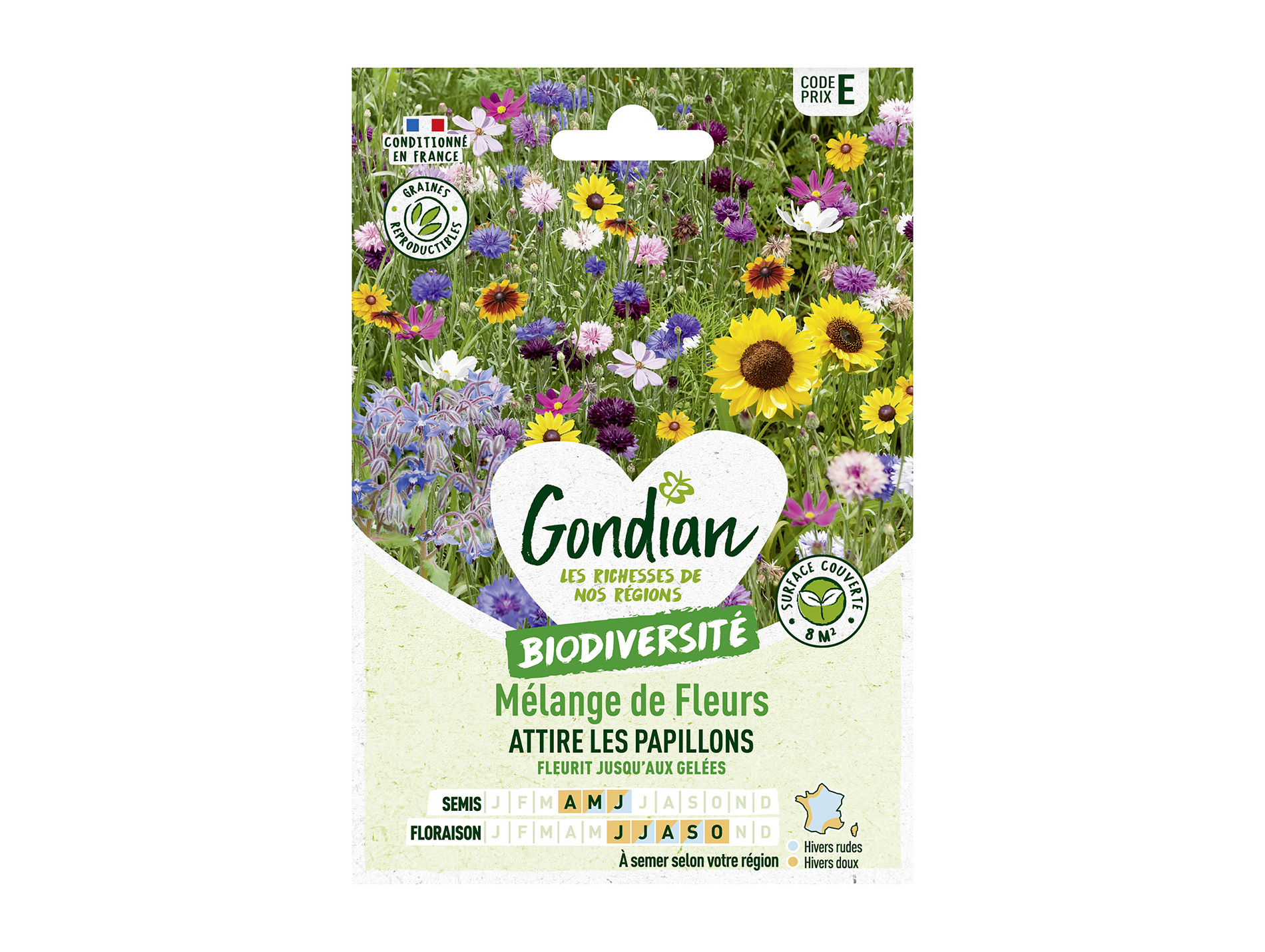 Mélange de fleurs pour papillons GONDIAN Série E