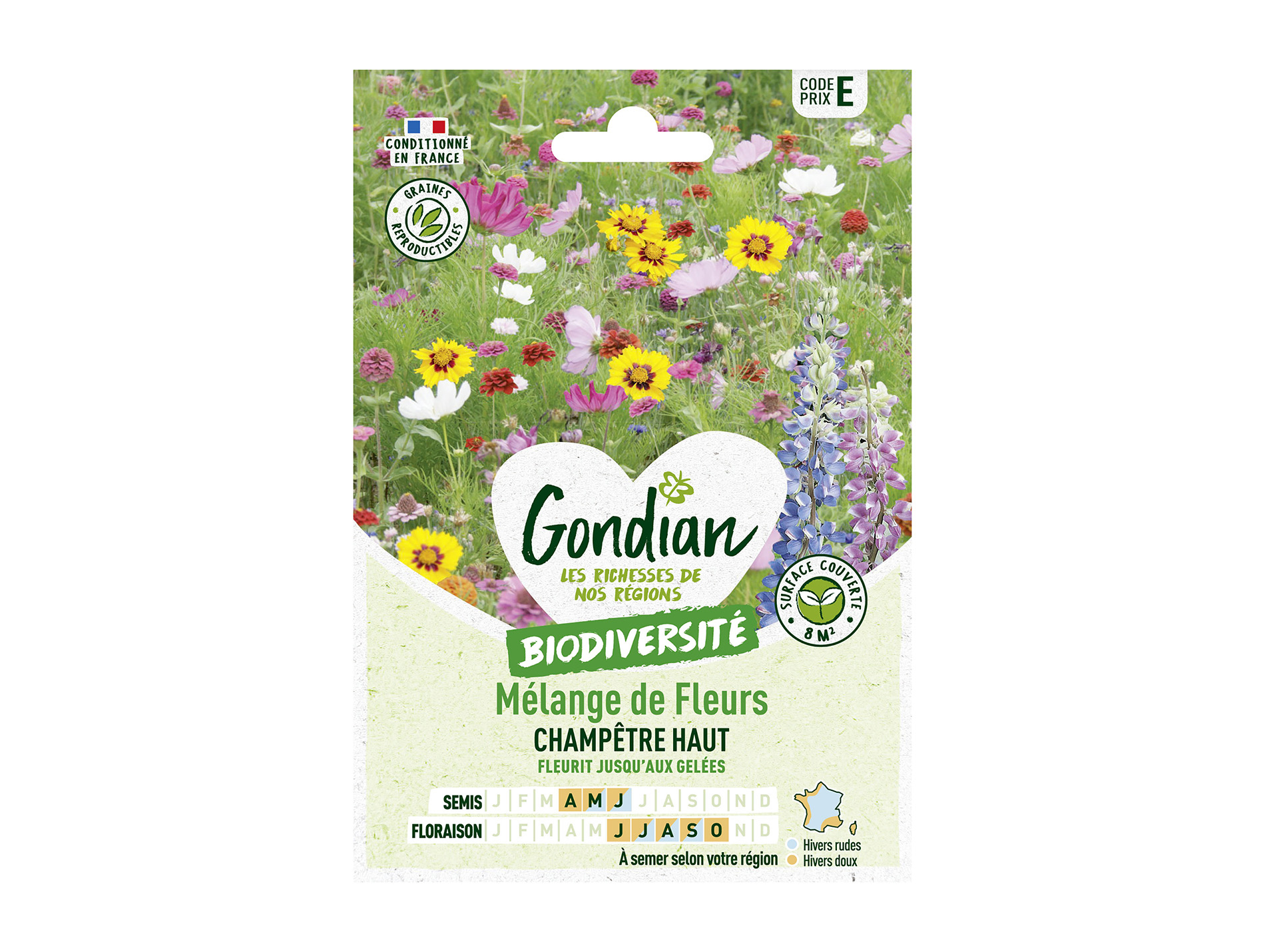 Mélange de fleurs des champs hautes GONDIAN Série E
