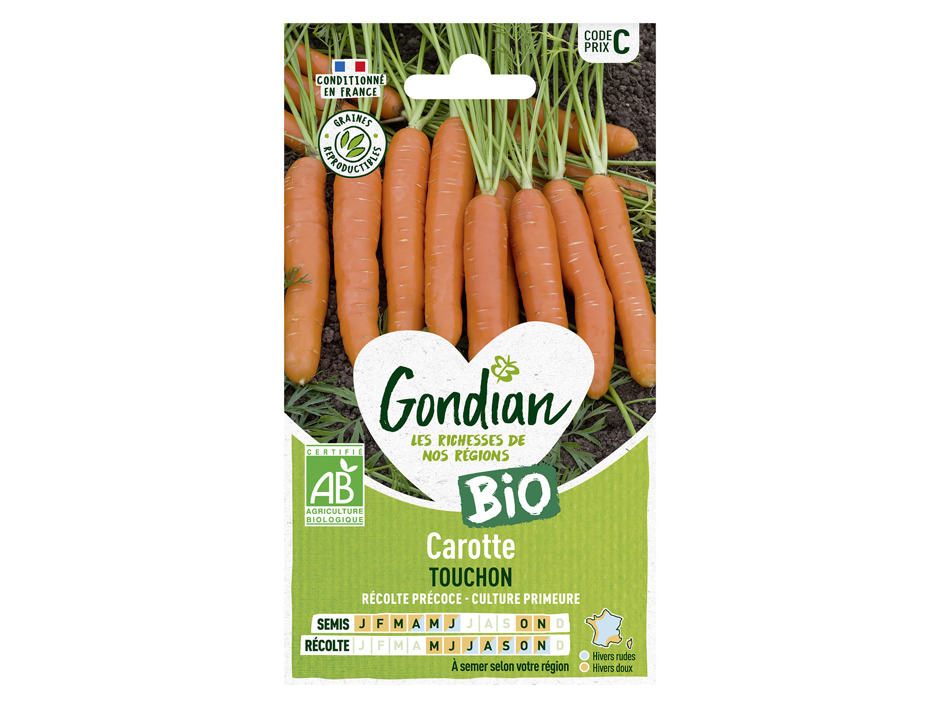 Carotte Touchon bio GONDIAN Série C