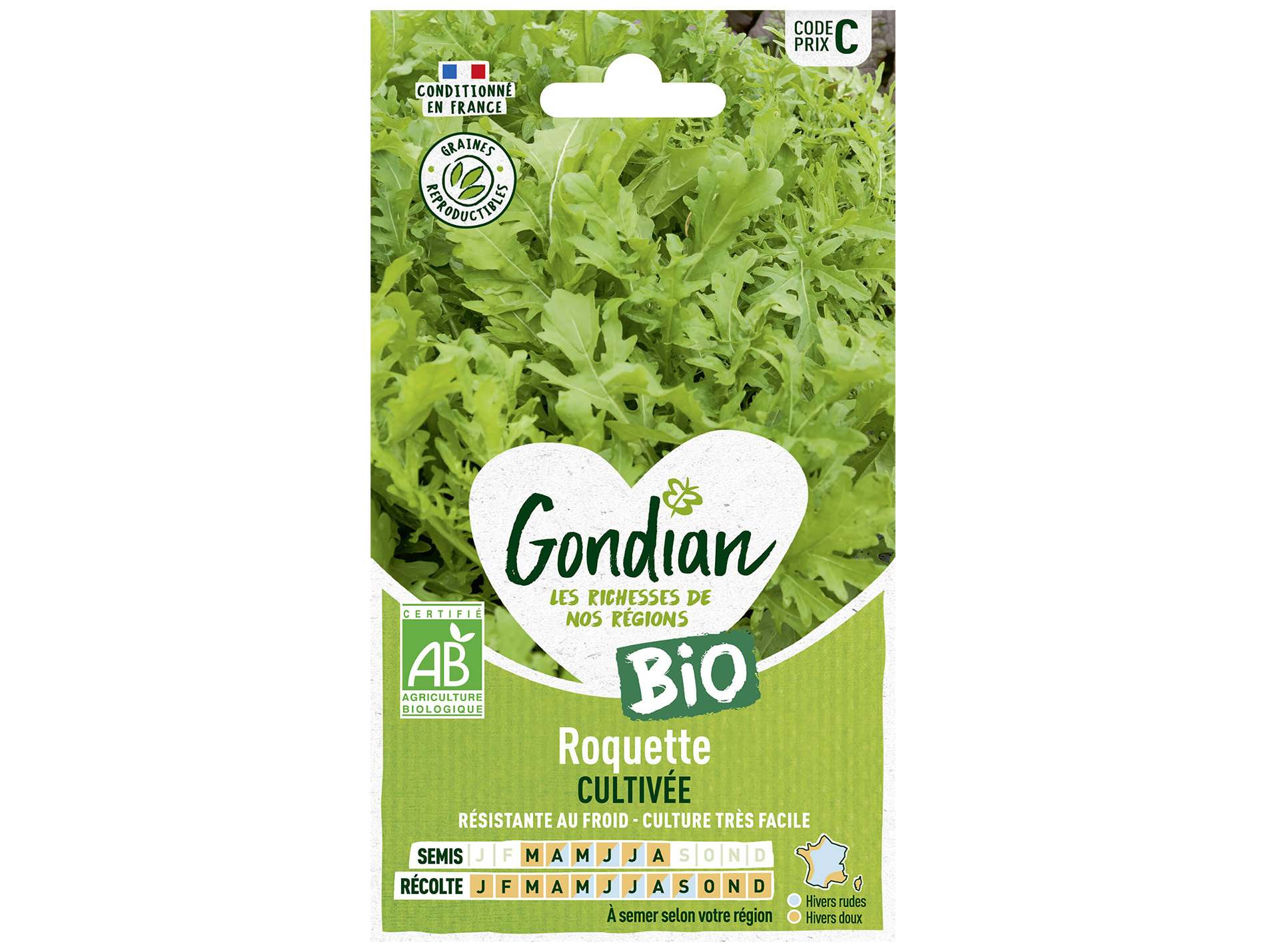 Roquette Cultivée bio GONDIAN Série C