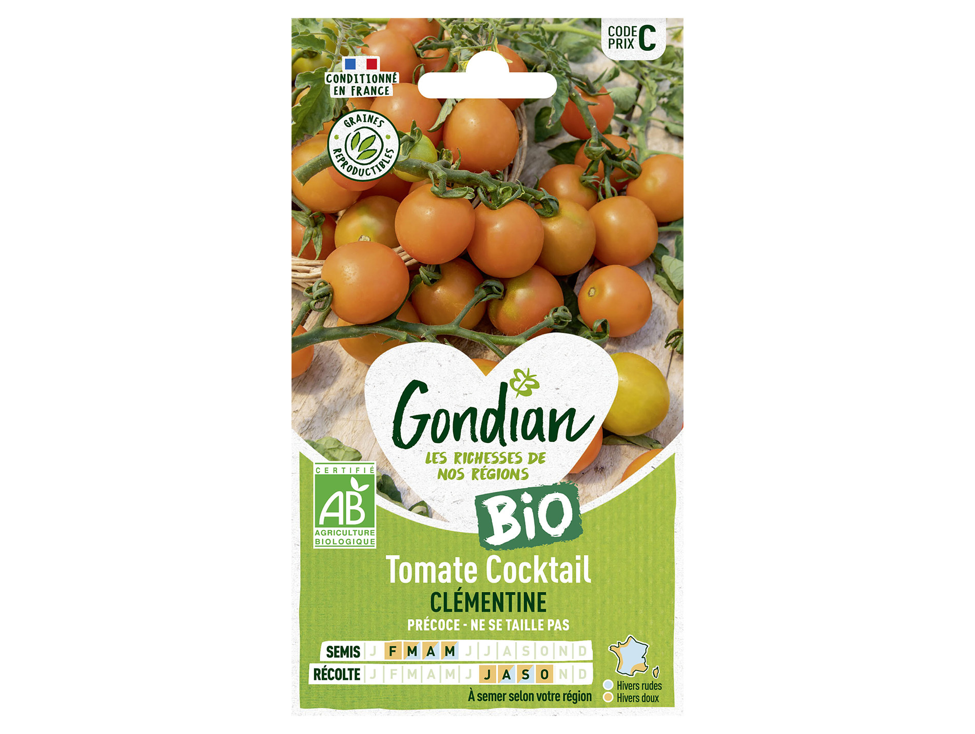 Tomate Clémentine bio GONDIAN Série C