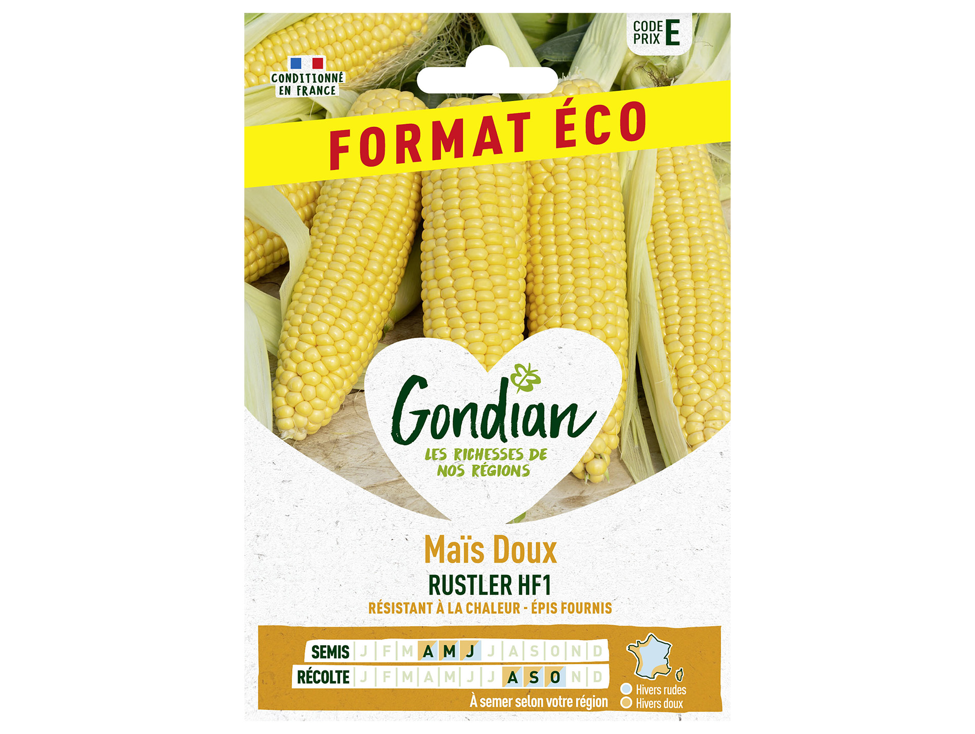 Maïs Rustler HF1 GONDIAN Série E
