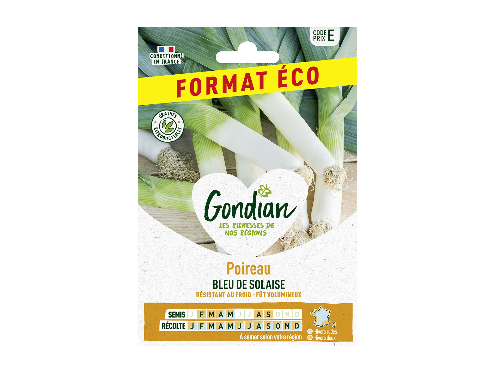 Poireau bleu de Solaise GONDIAN Série E