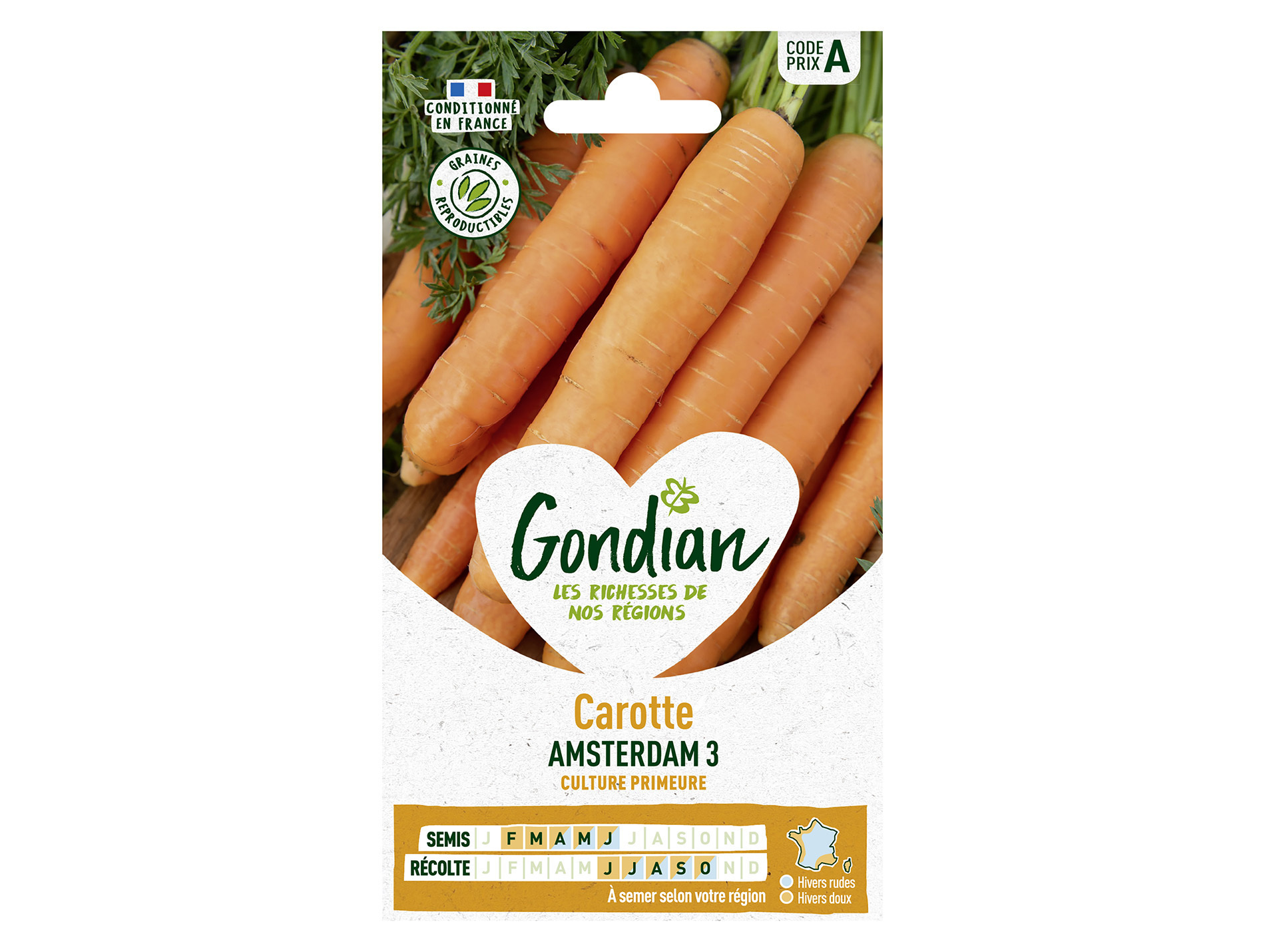 Carotte Amsterdam 3 GONDIAN Série A